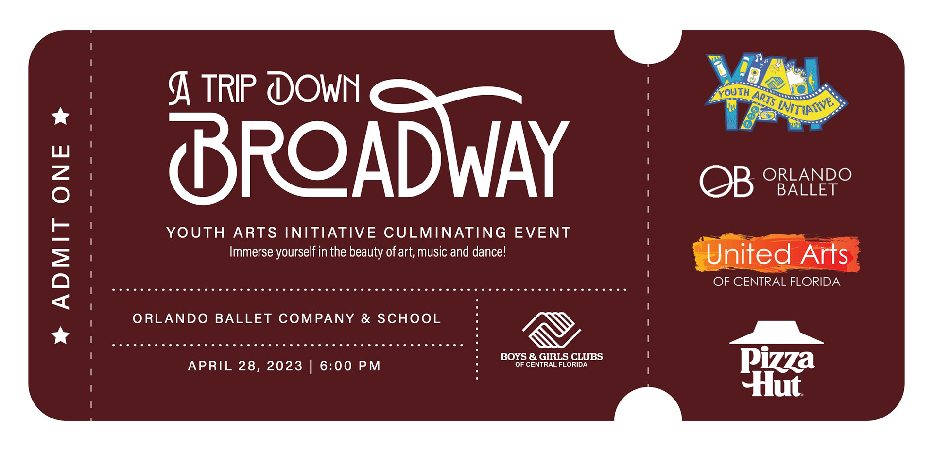 Event Ticket Front