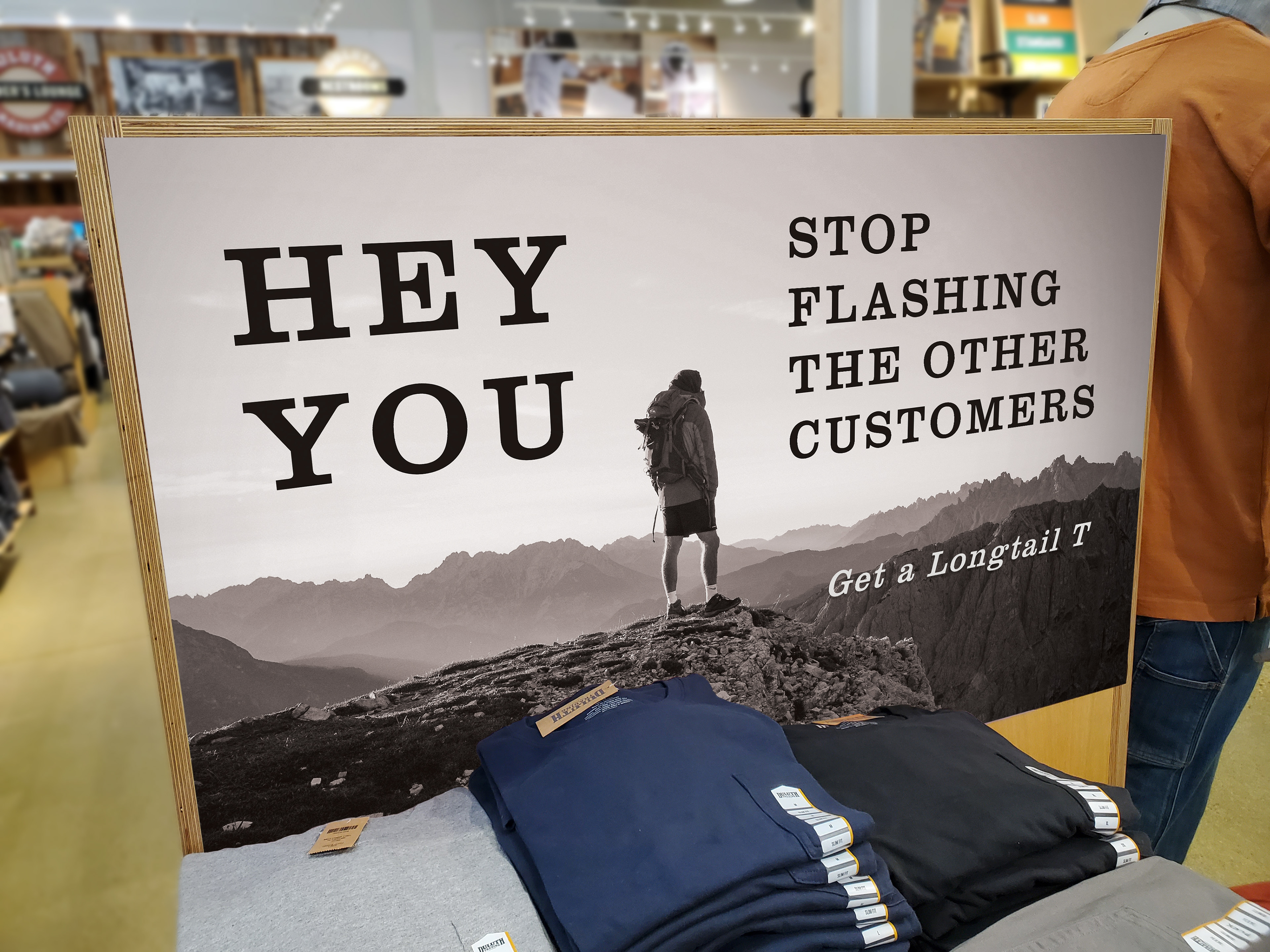 In-store Signage (store photo taken by K Snyder)