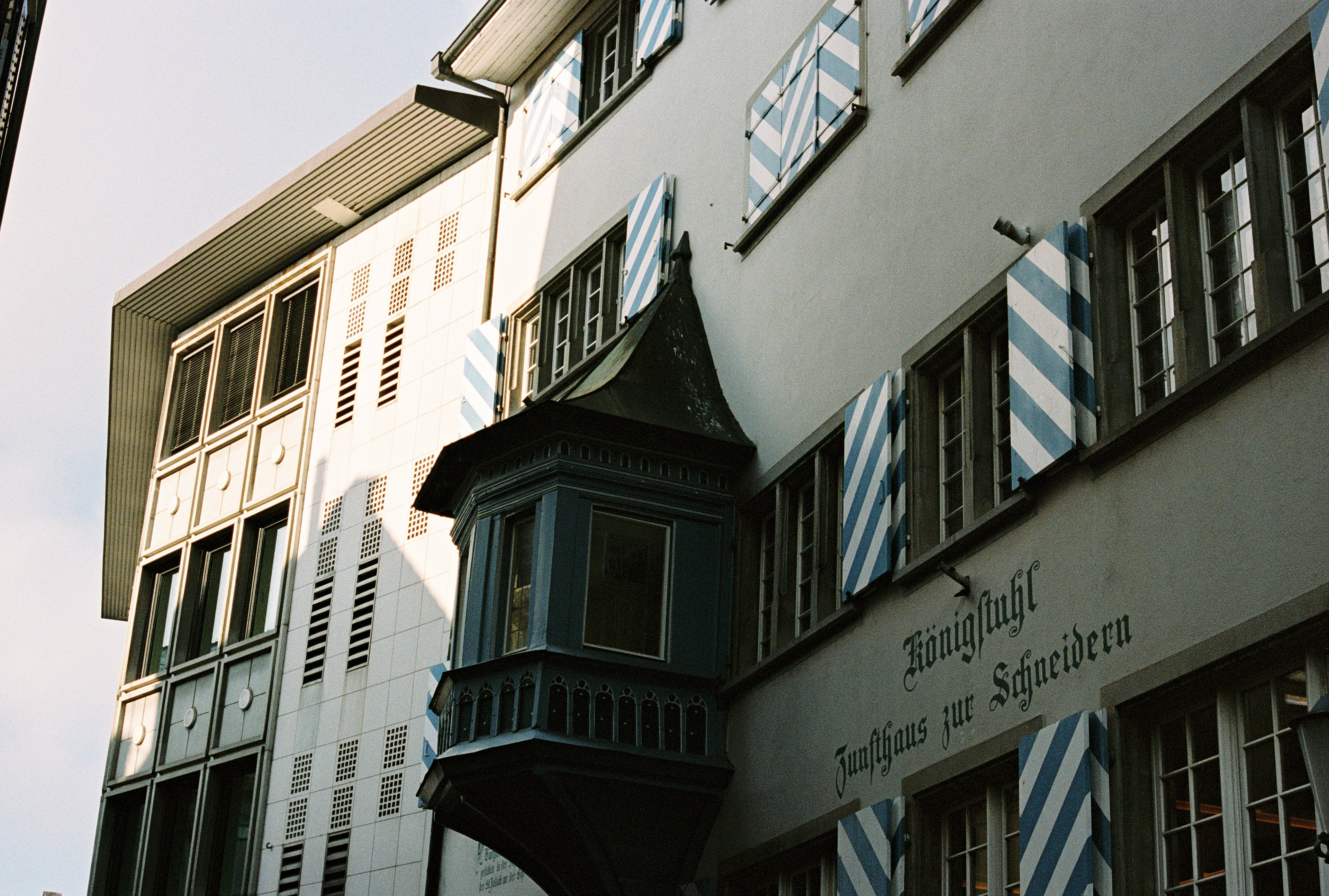 Striped Shutters. 35mm, Canon FT QL.