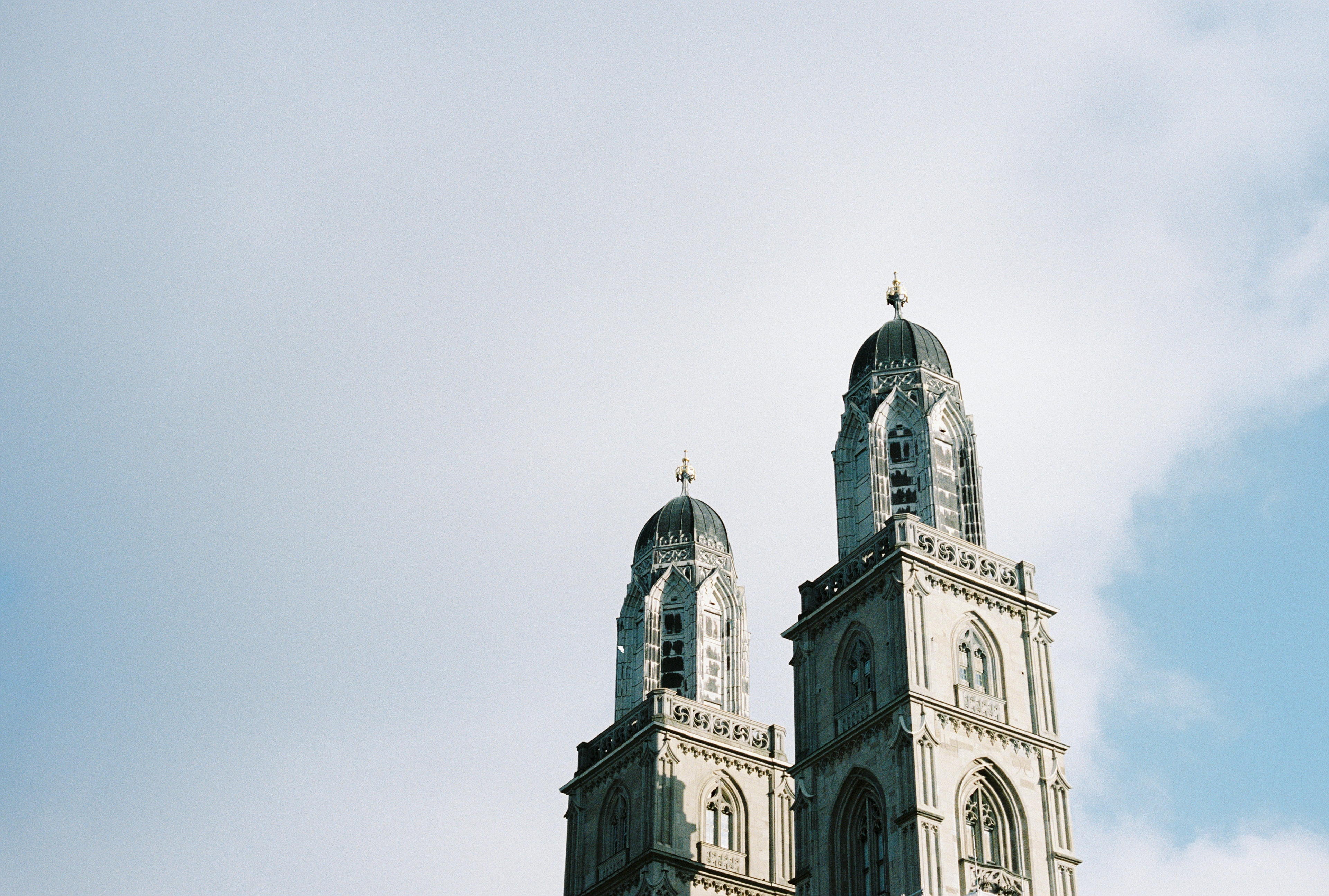 Grossmünster. 35mm, Canon FT QL.