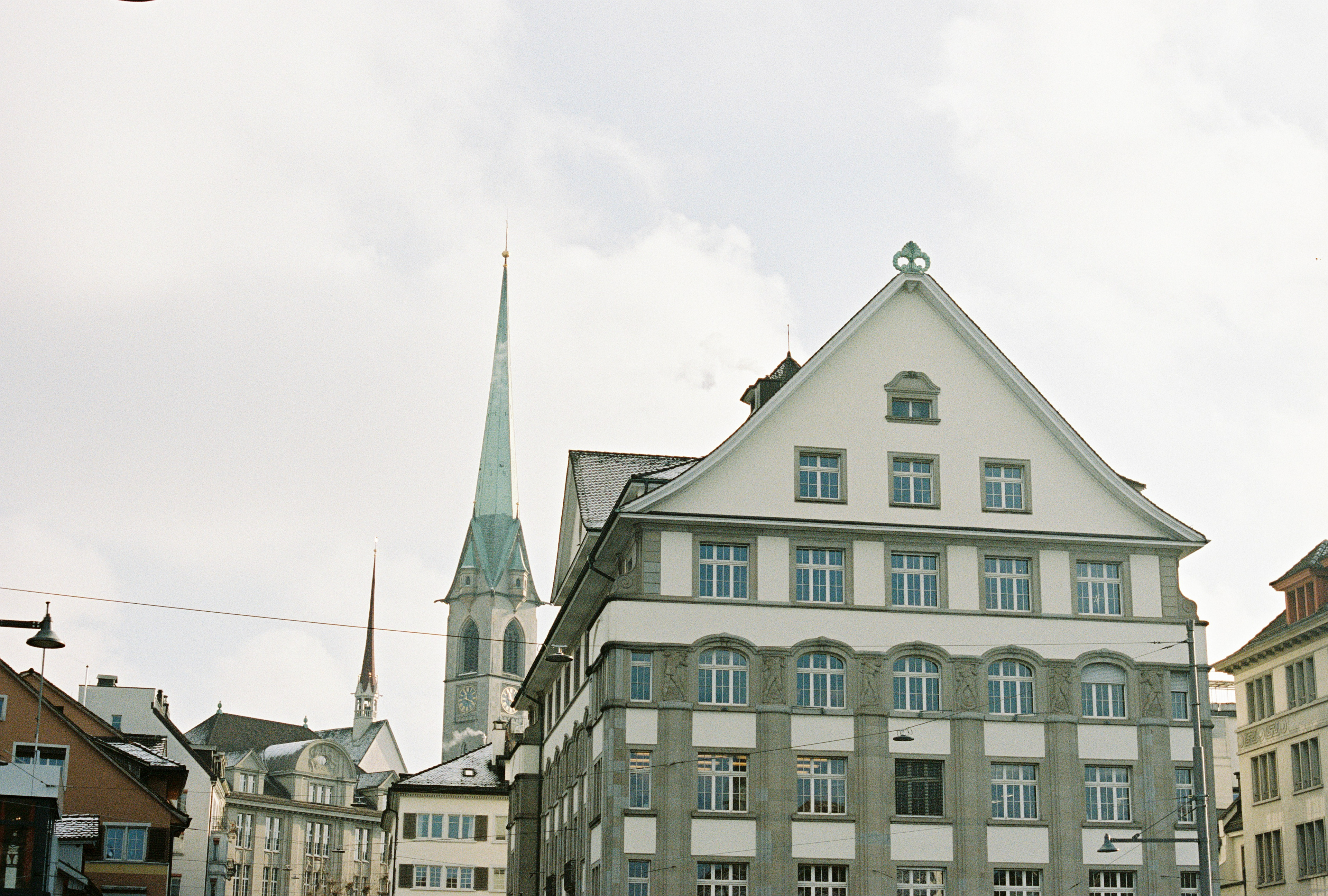 Near Grossmünster. 35mm, Canon FT QL.