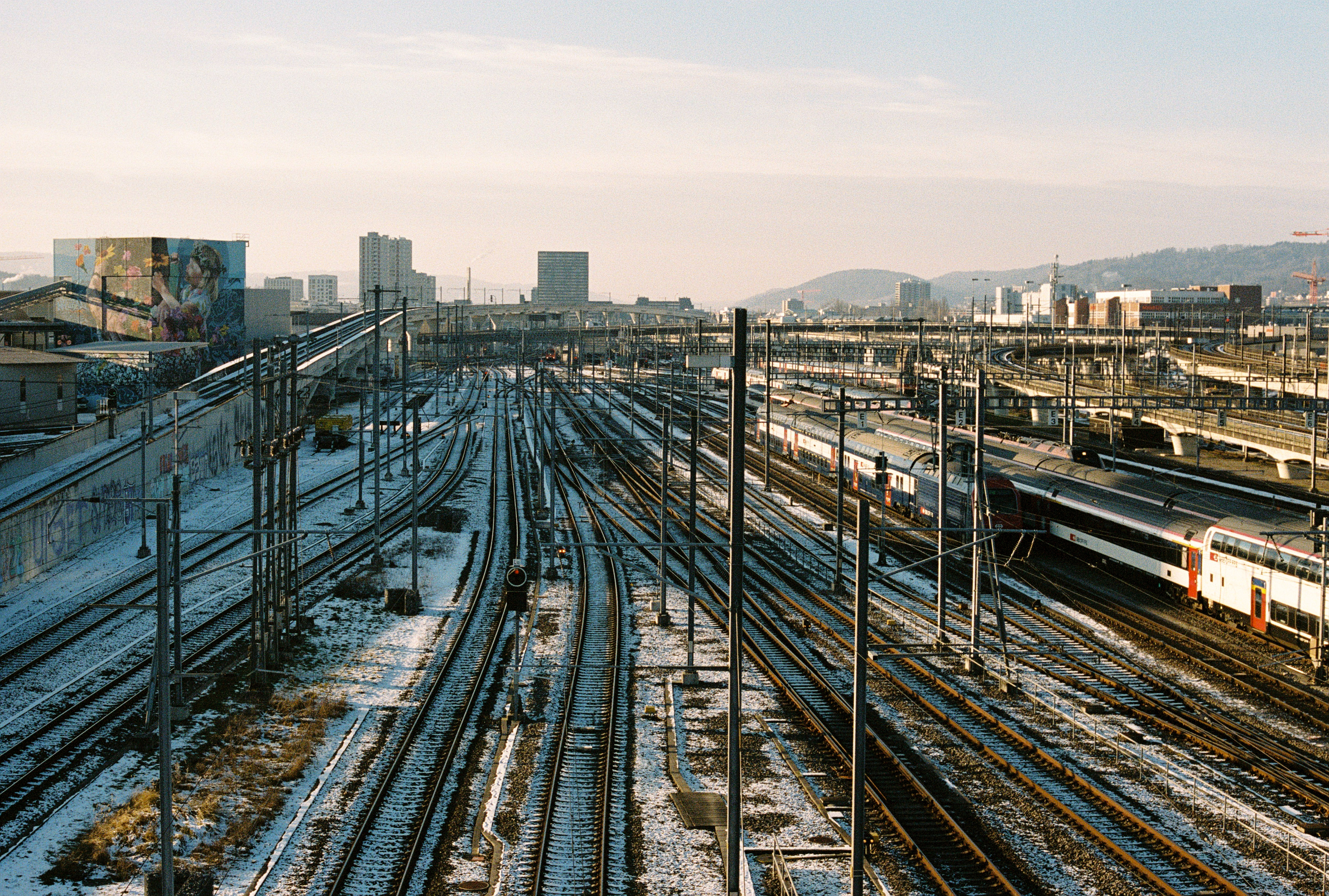 Zürich HB Station. 35mm, Canon FT QL.