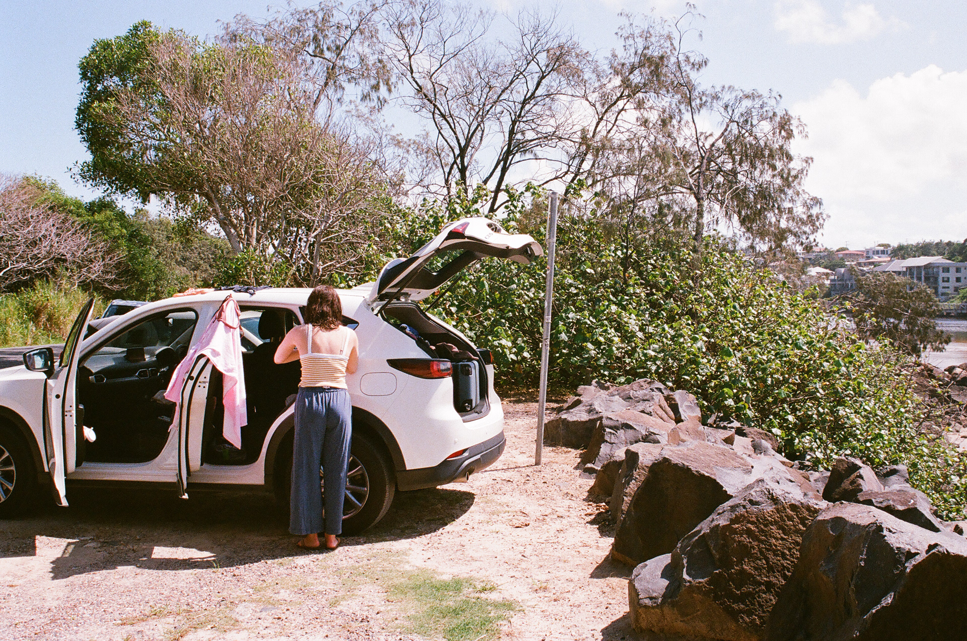 Drew after the beach. 35mm, Canon EOS Rebel S.