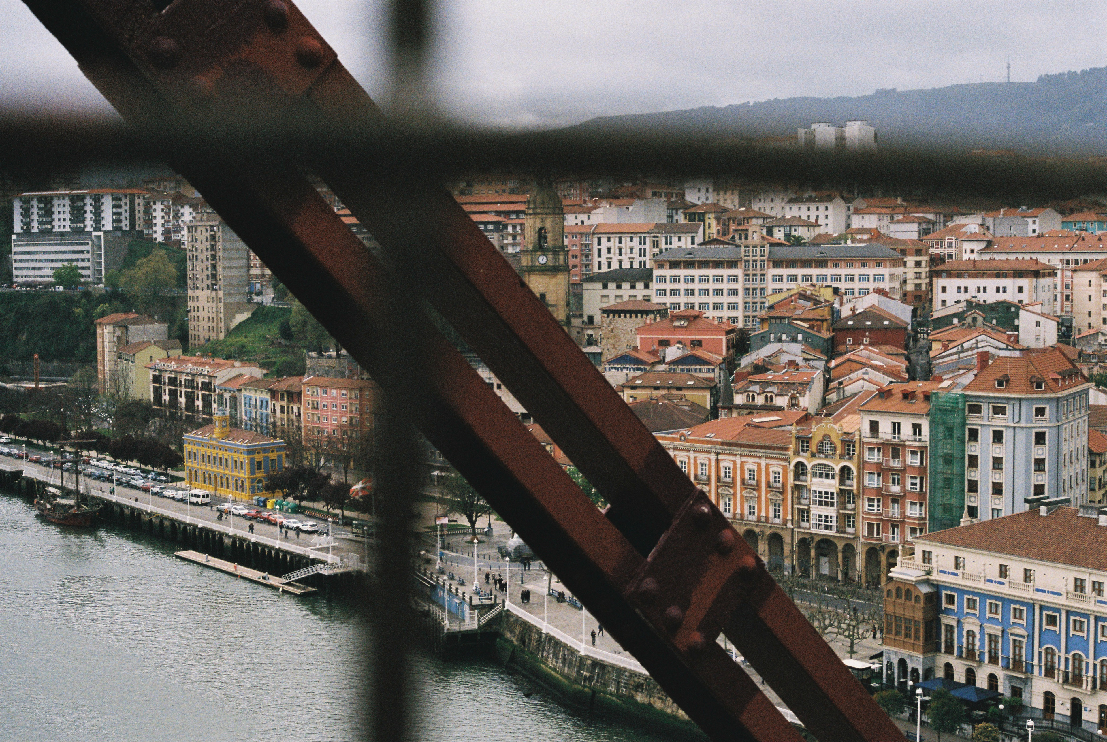 Bizkaia Bridge. 35mm Canon FT QL.