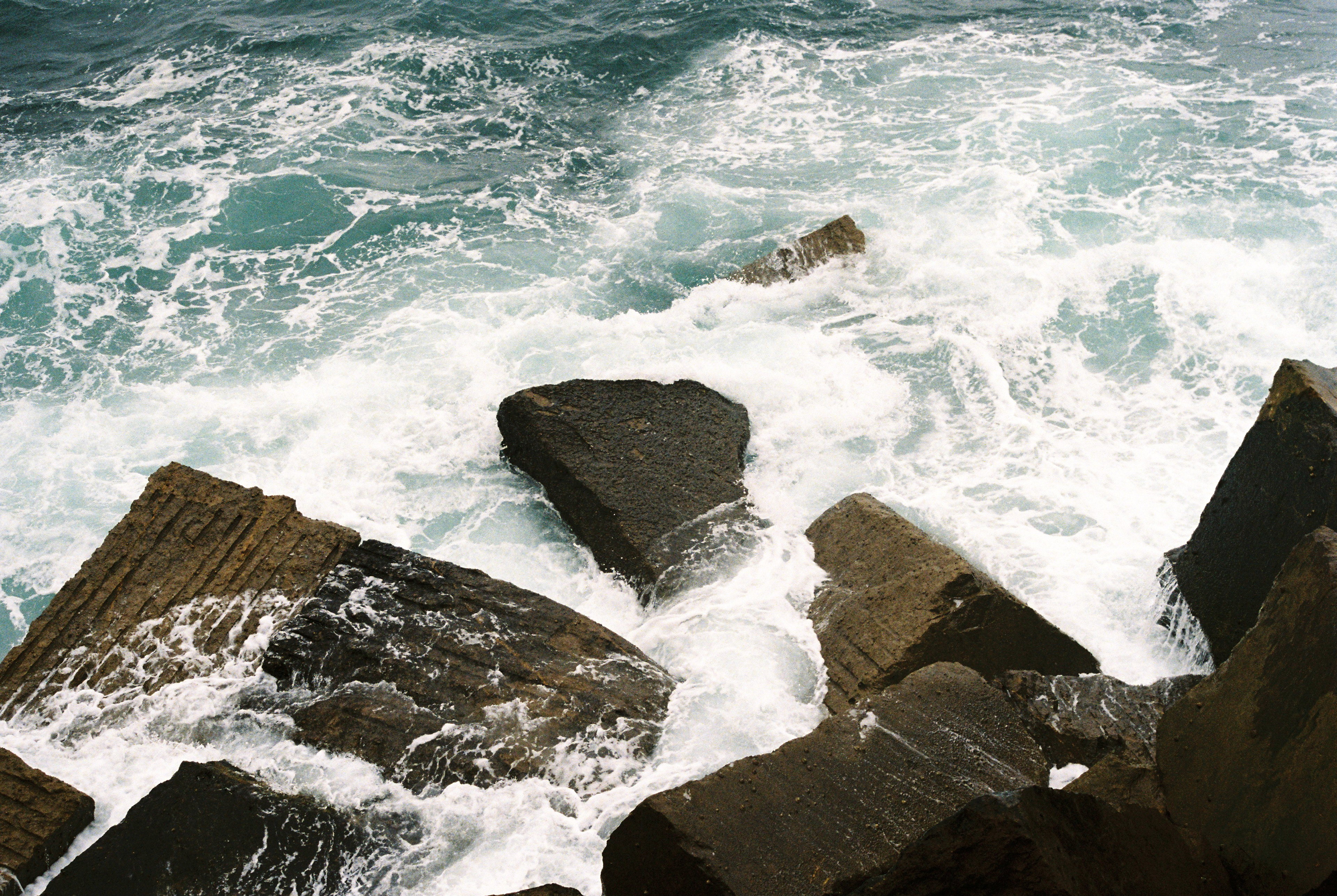 San Sebastián Rocks. 35mm Canon FT QL.