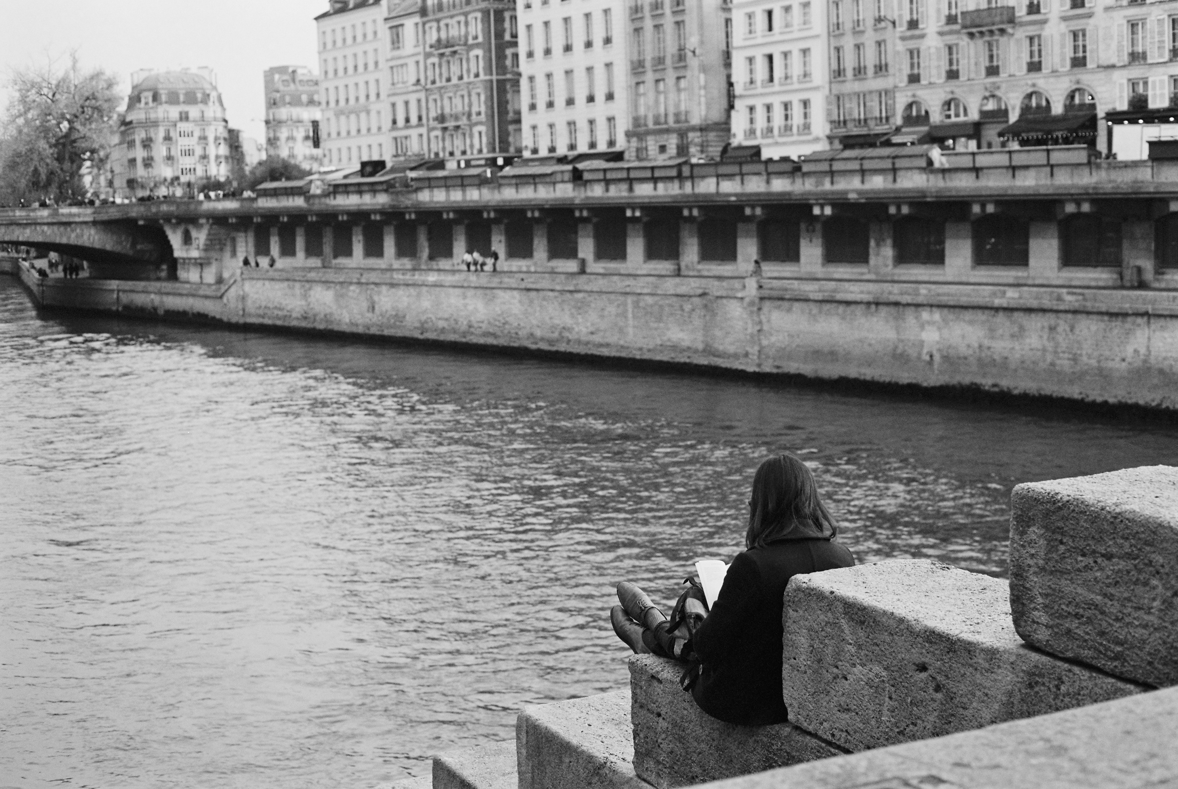 Seine. 35mm, Canon FT QL.