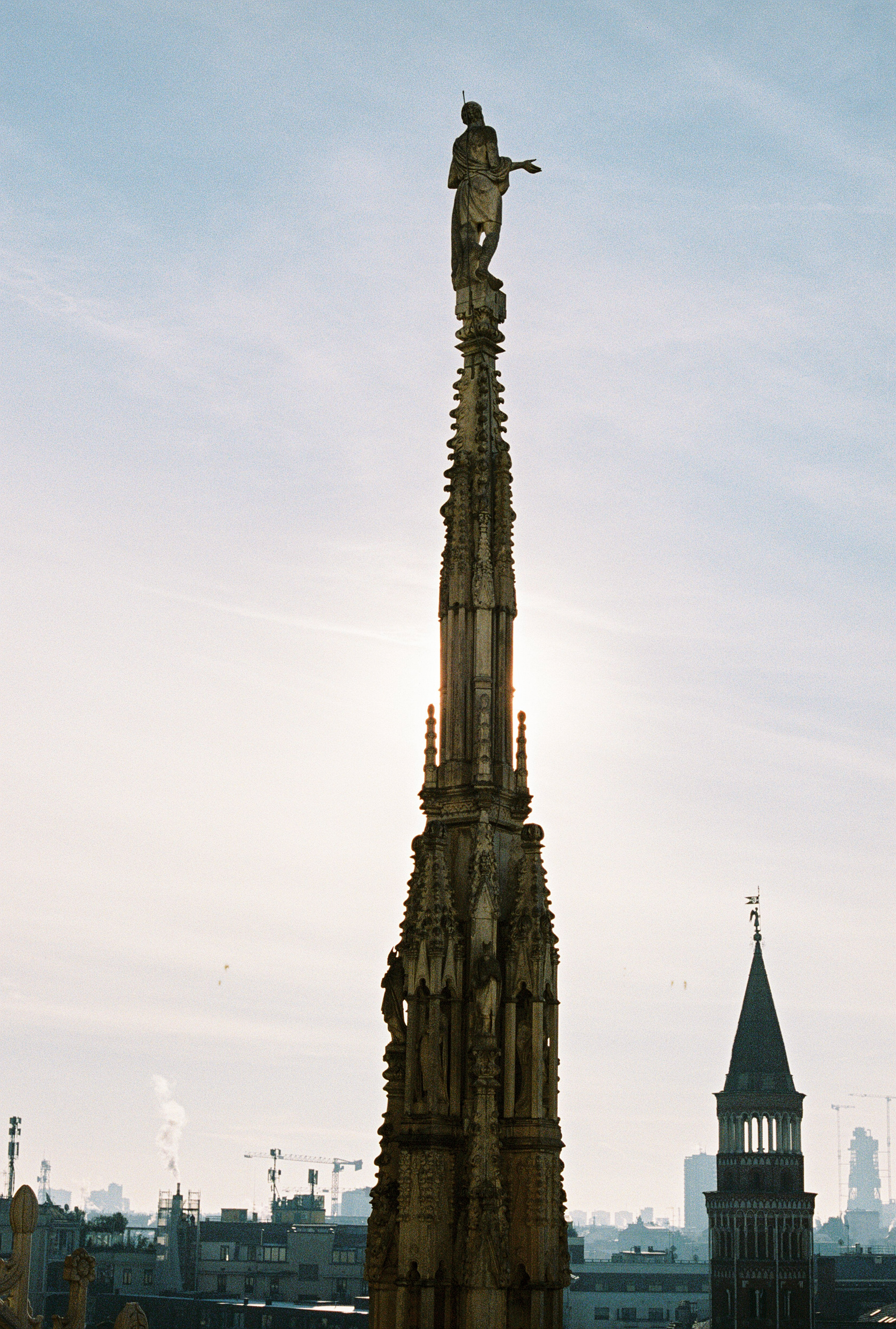 Watching over Milan. 35mm, Canon FT QL.