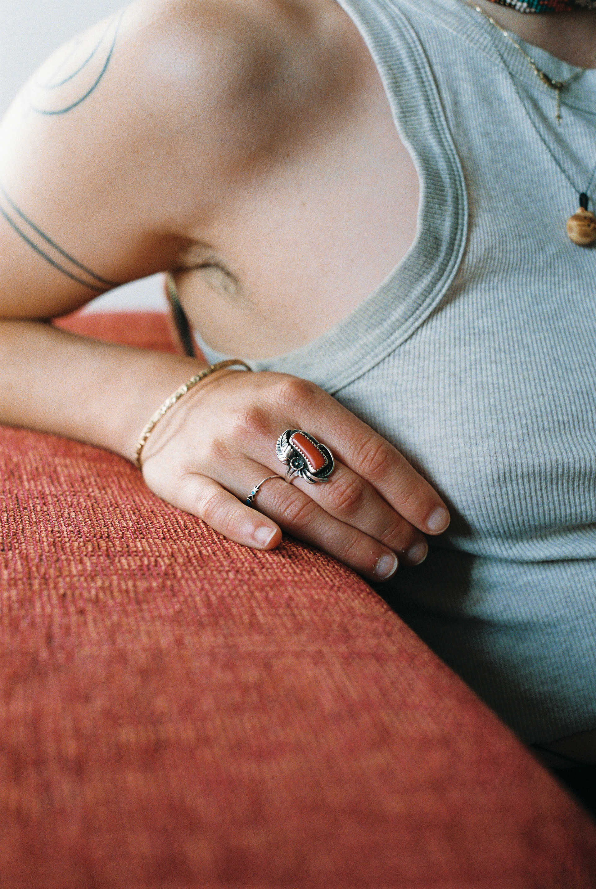 Kate. 35mm Canon FT QL.
