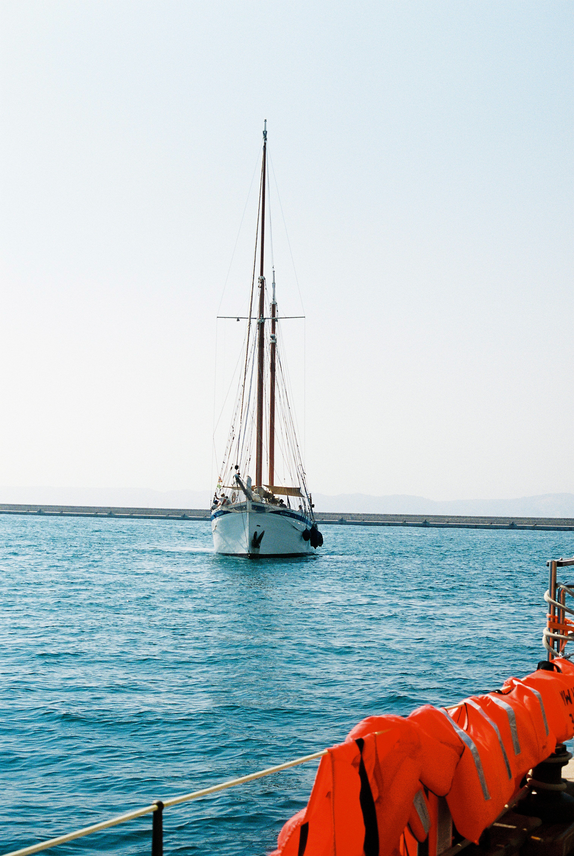 Sailboat. 35mm, Canon FT QL.