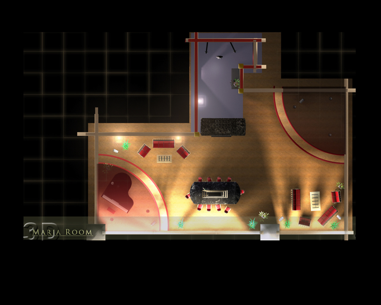 3D Virtual Reality Space - Cafe Sonique