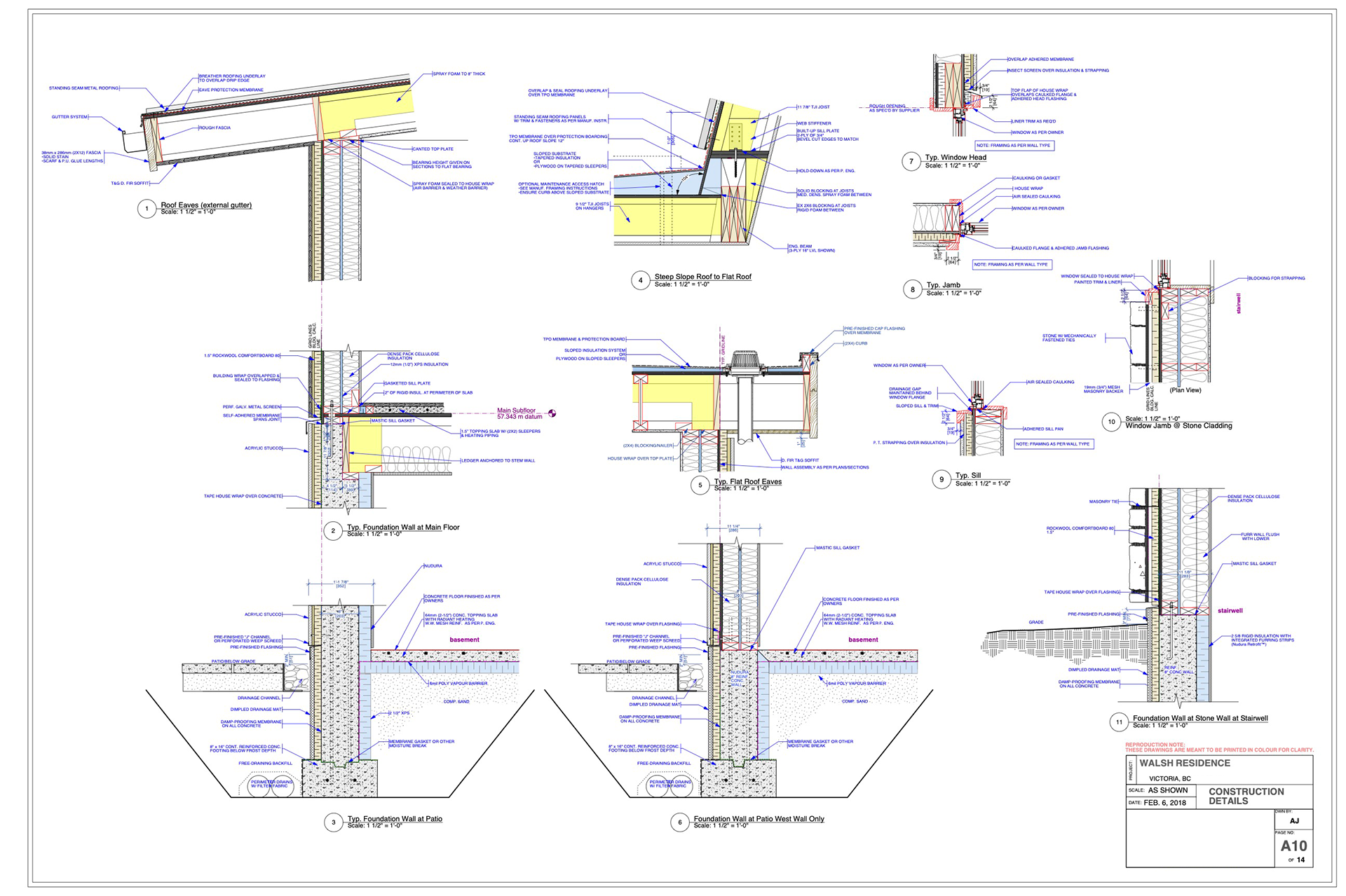 Working Drawings - Walsh Residence