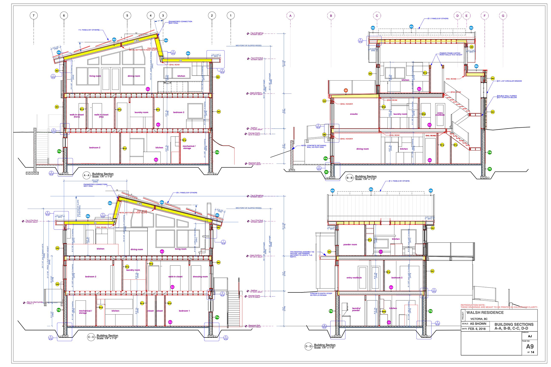 Working Drawings - Walsh Residence