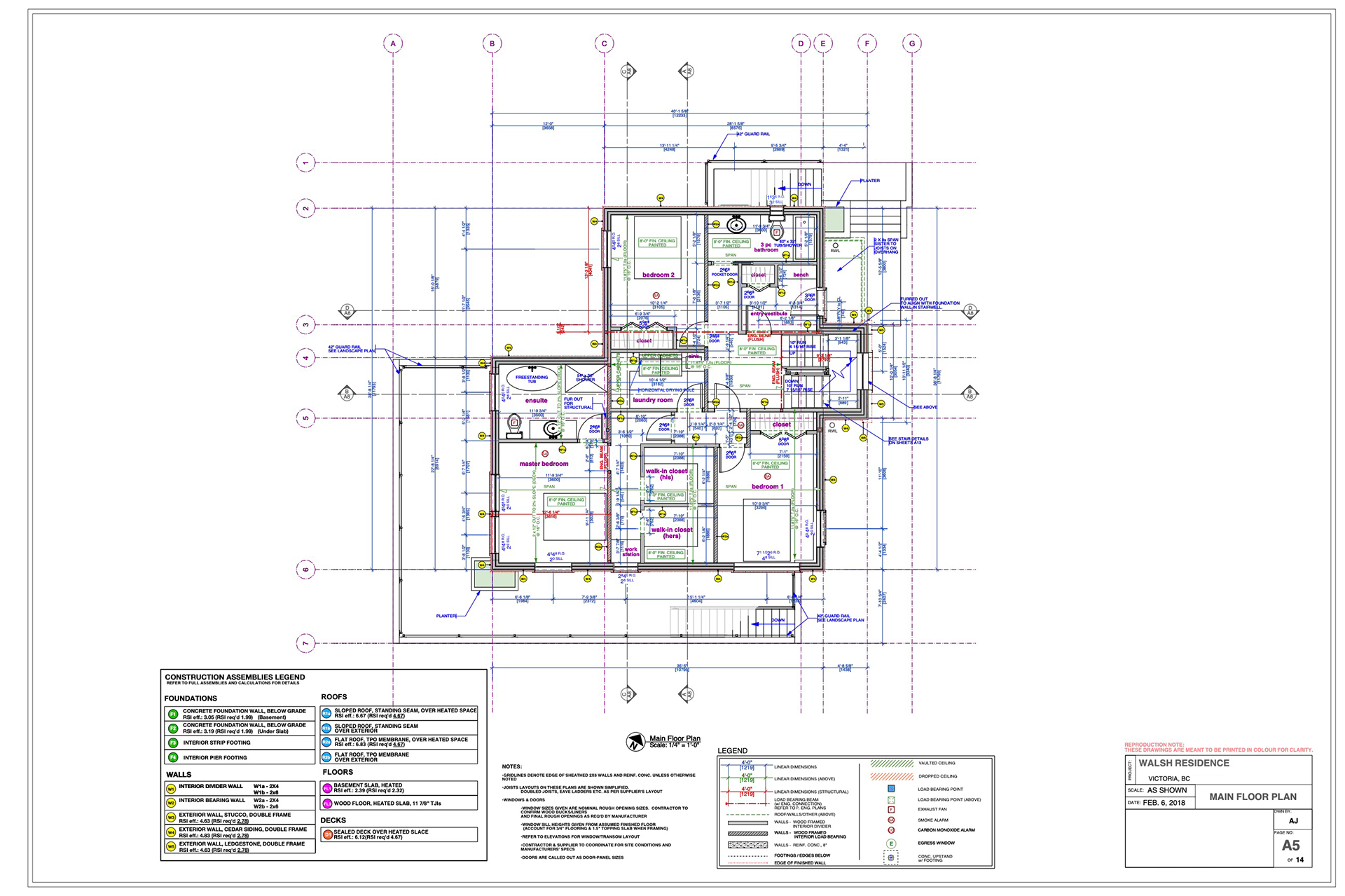 Working Drawings - Walsh Residence