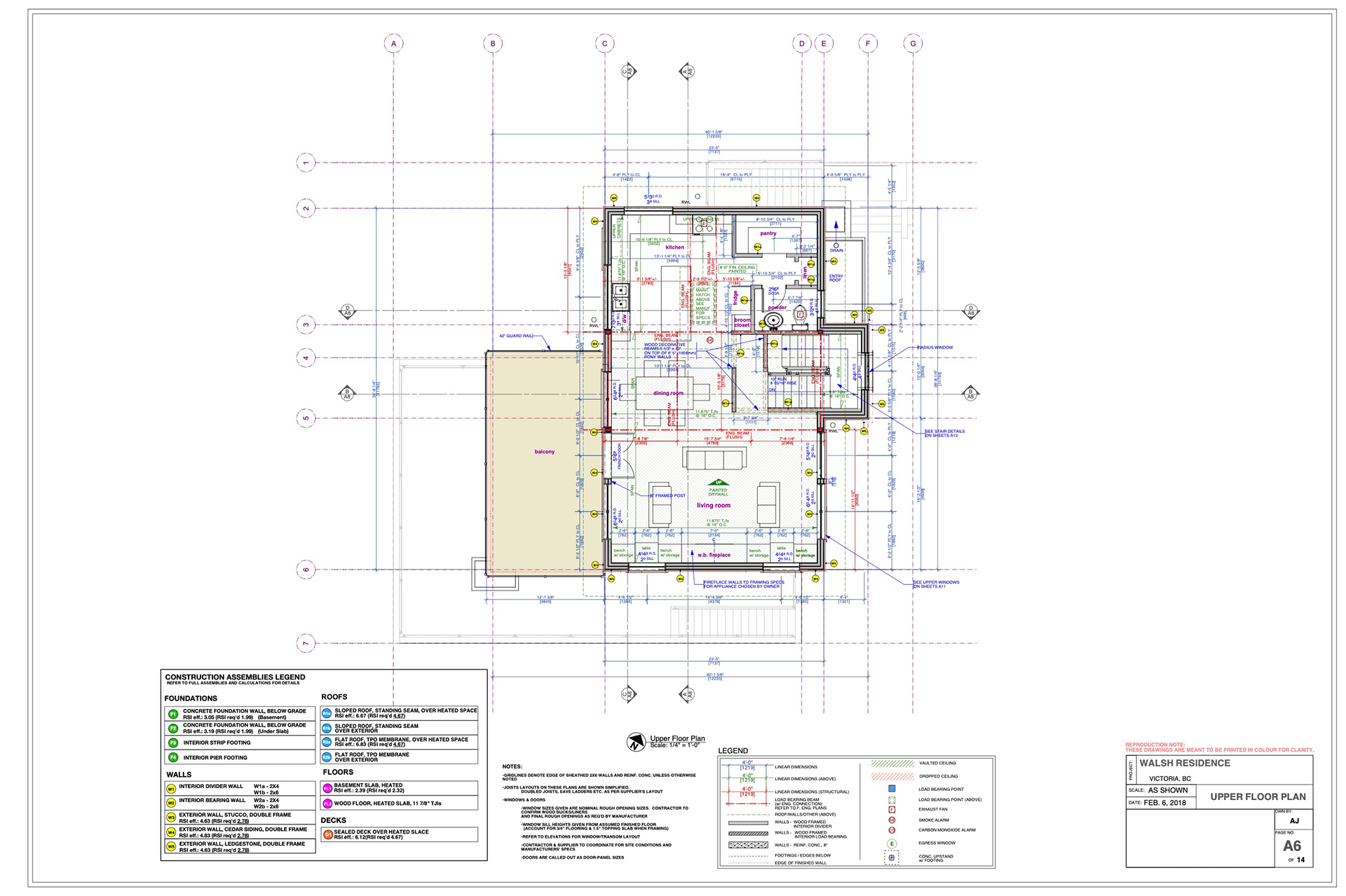 Working Drawings - Walsh Residence