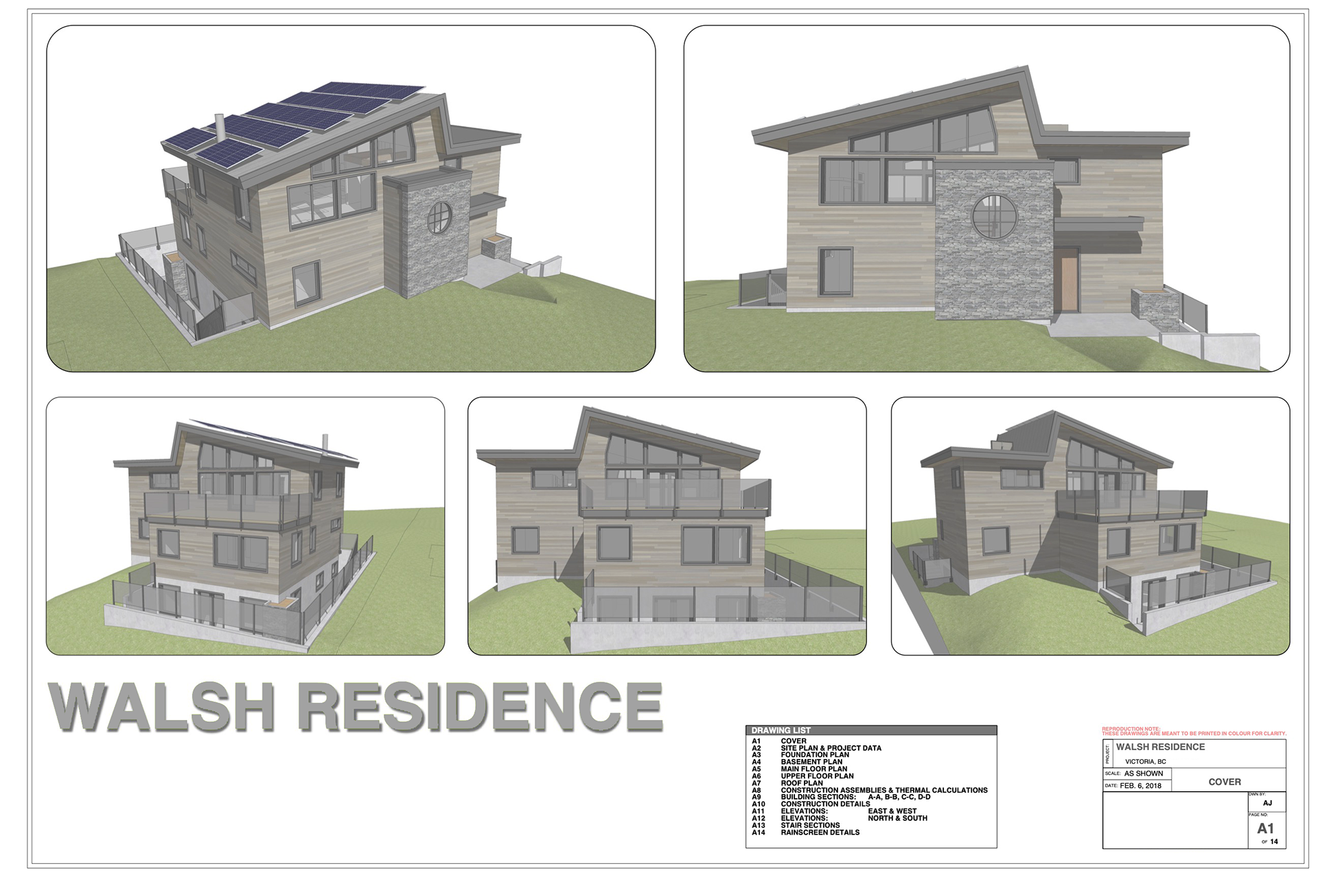 Working Drawings - Walsh Residence