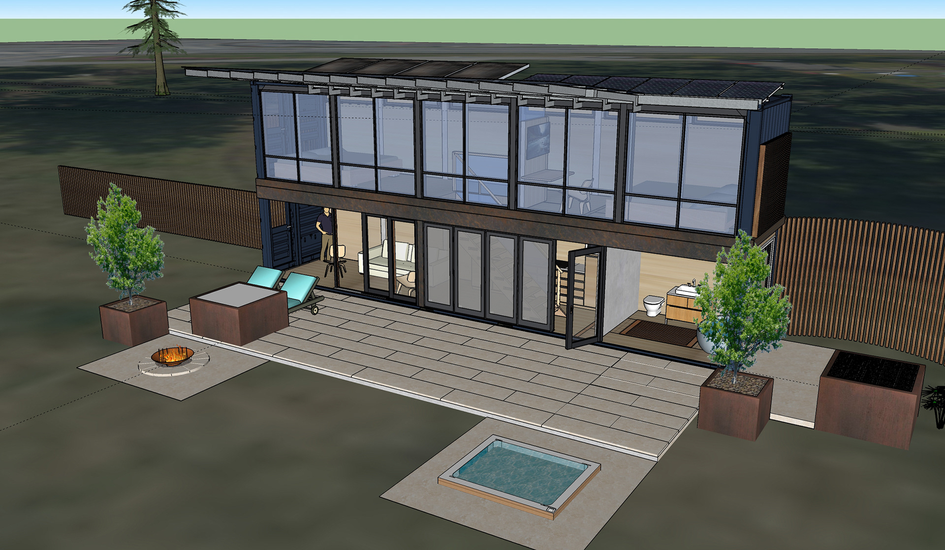 Container Cottage  - Fossett Cottage