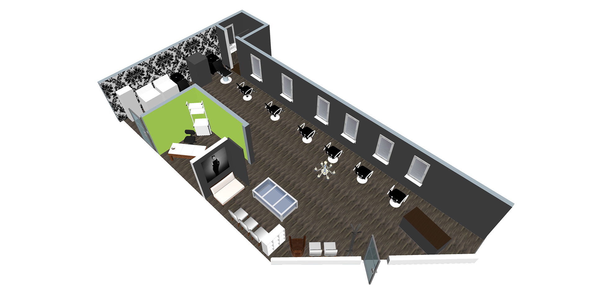 Salon Re-Design  - Accents Salon