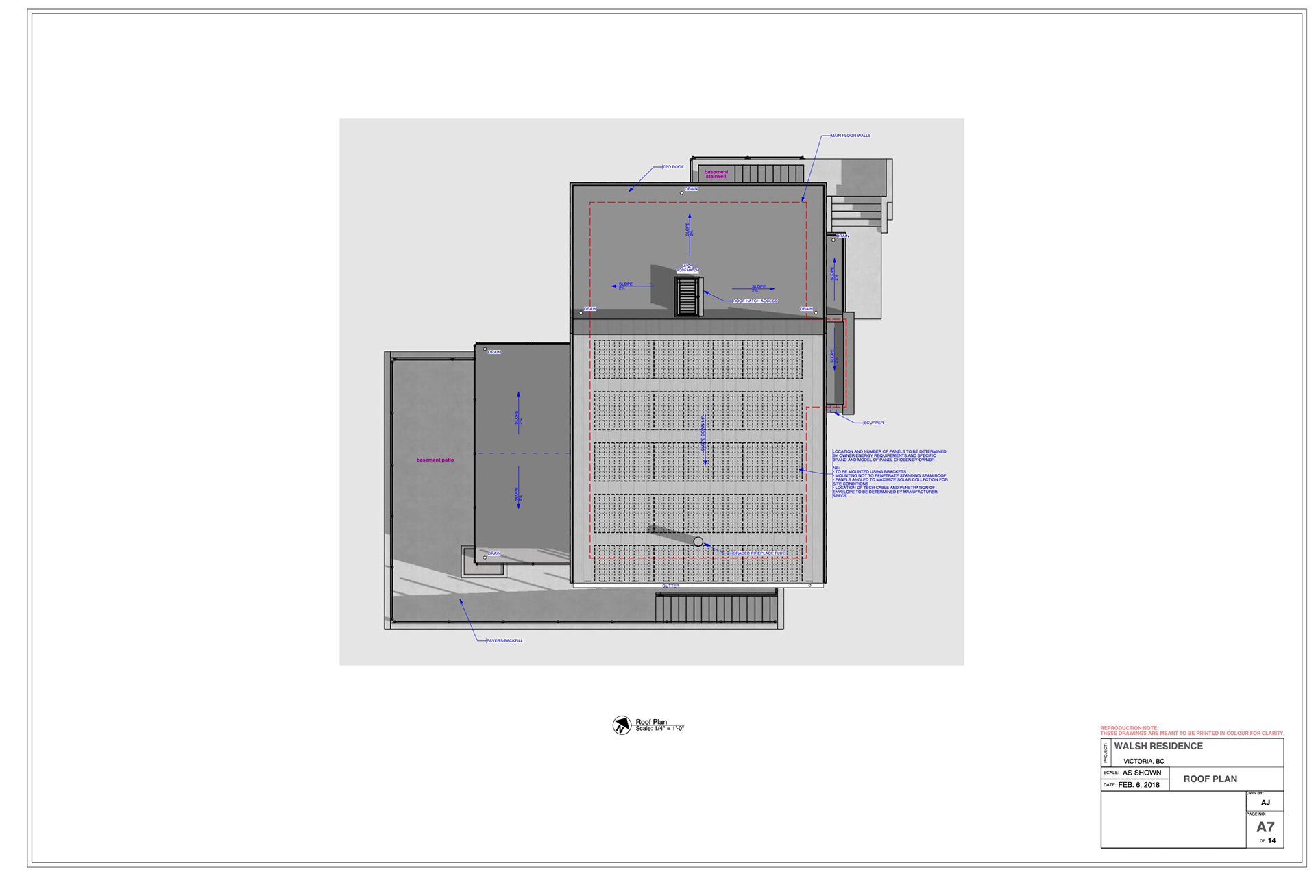 Working Drawings - Walsh Residence