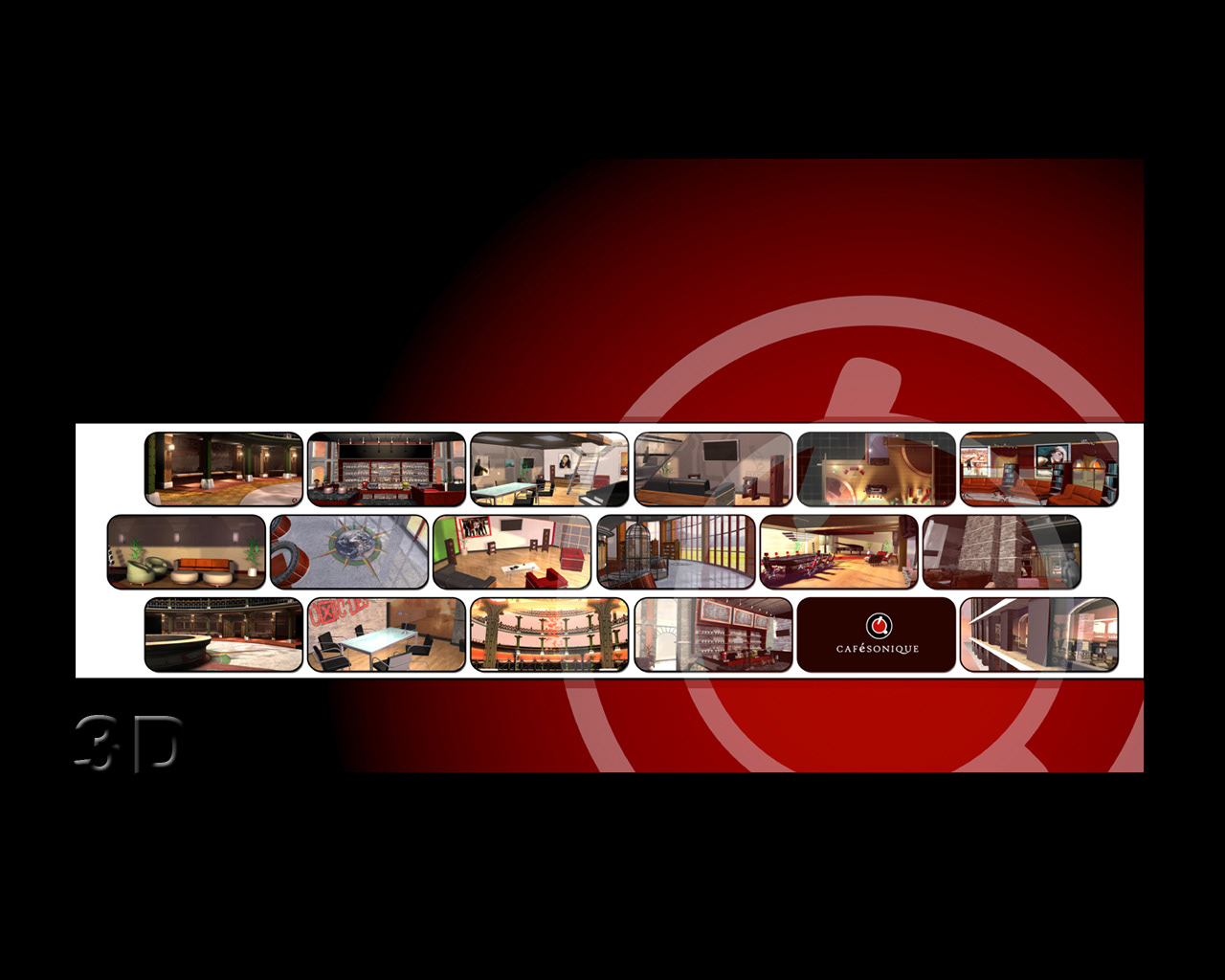 3D Virtual Reality Space - Cafe Sonique