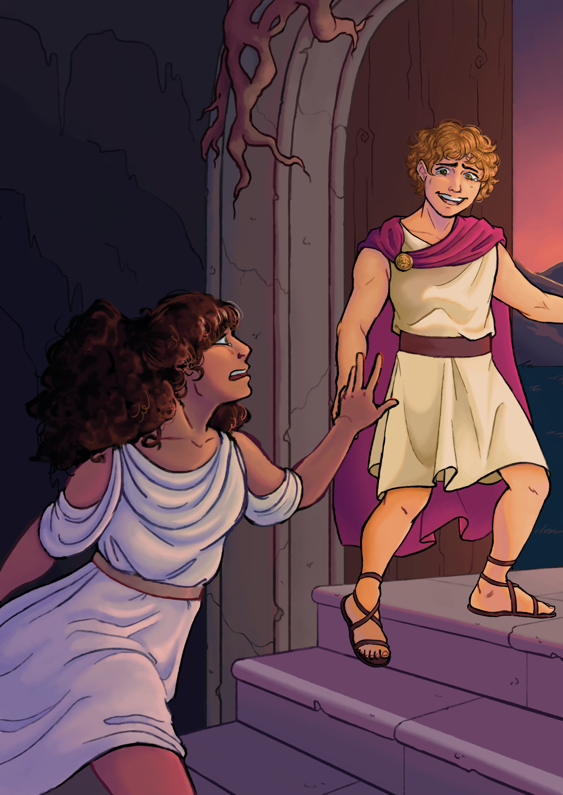 Mythology Themed Anthology Zine Illustration
