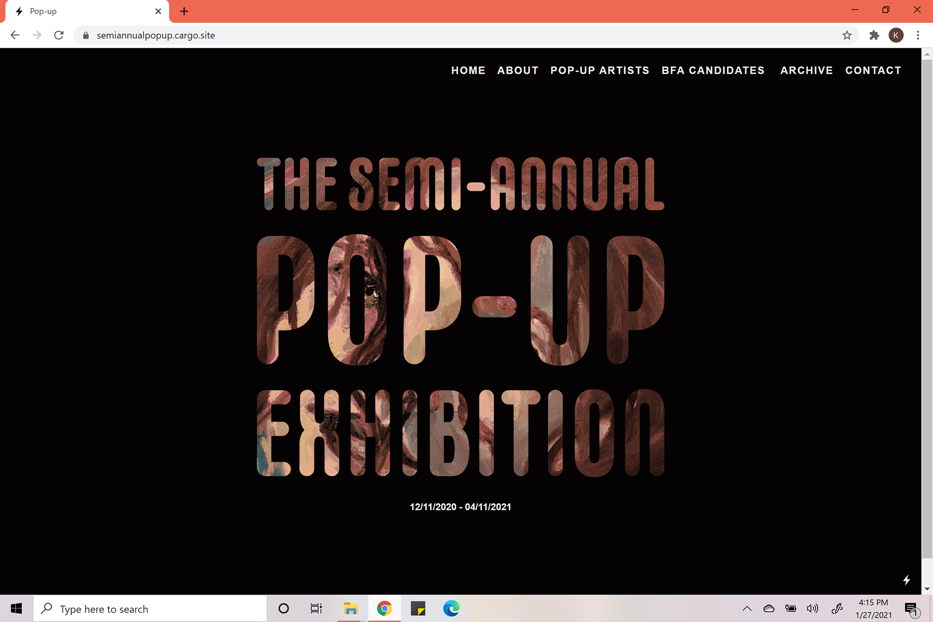Home page