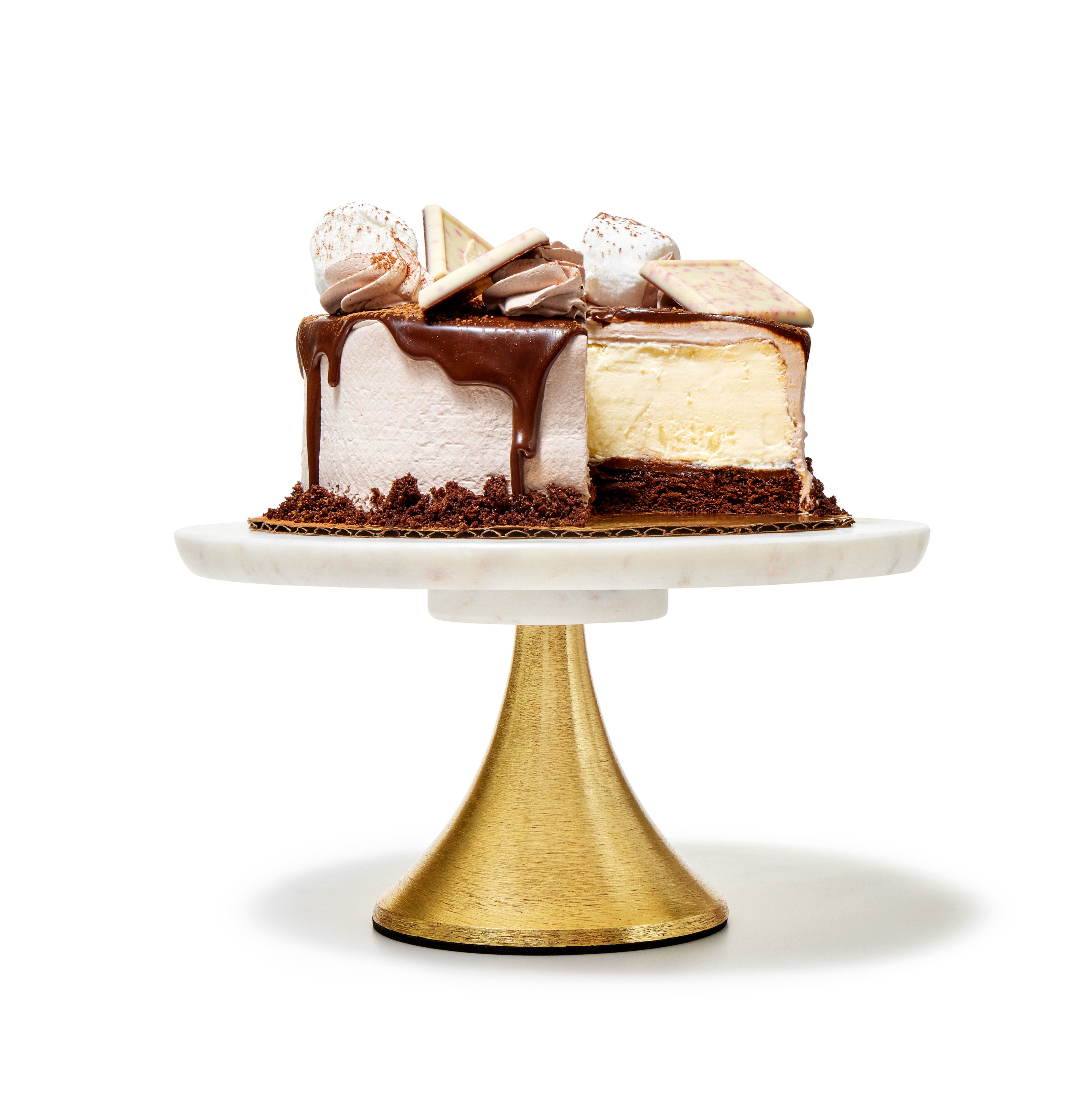 Peppermint Smores Cake
