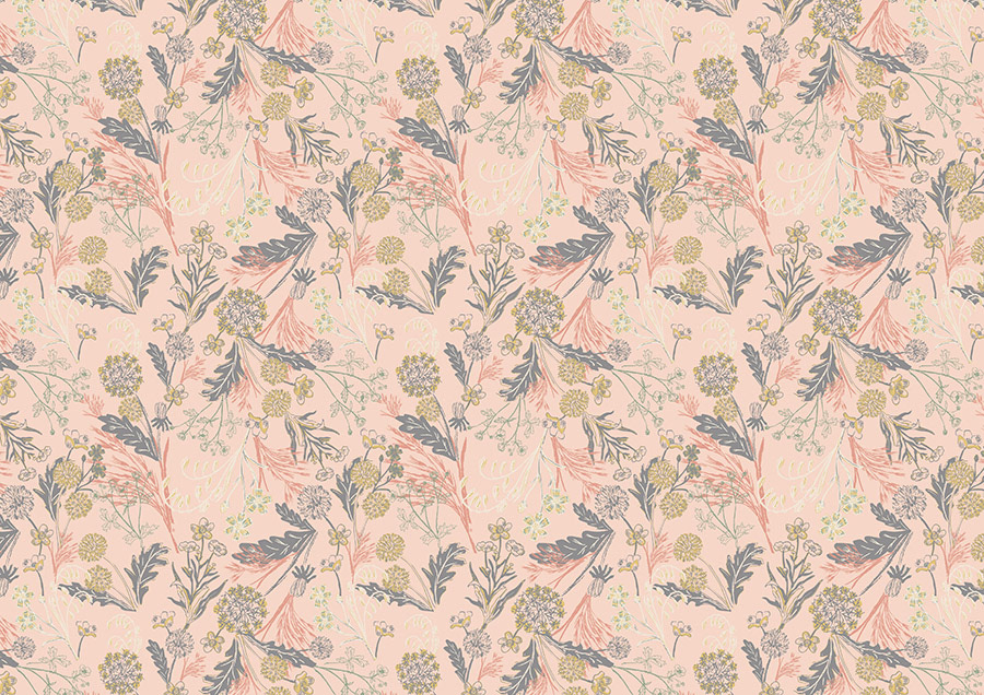 Dandelion Flourish-pattern available for licensing