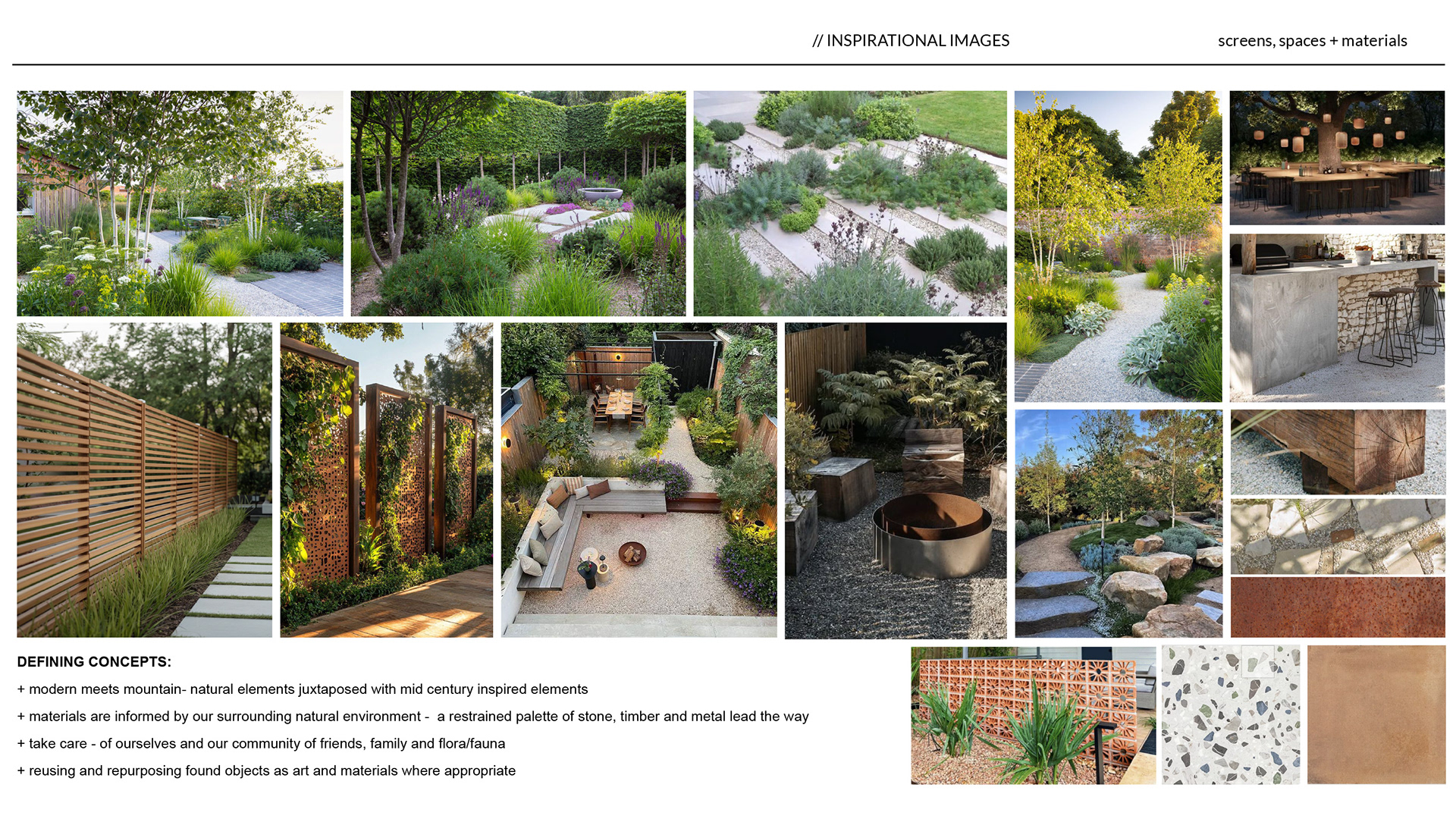 inspirational images of landscape architectural yard treatments