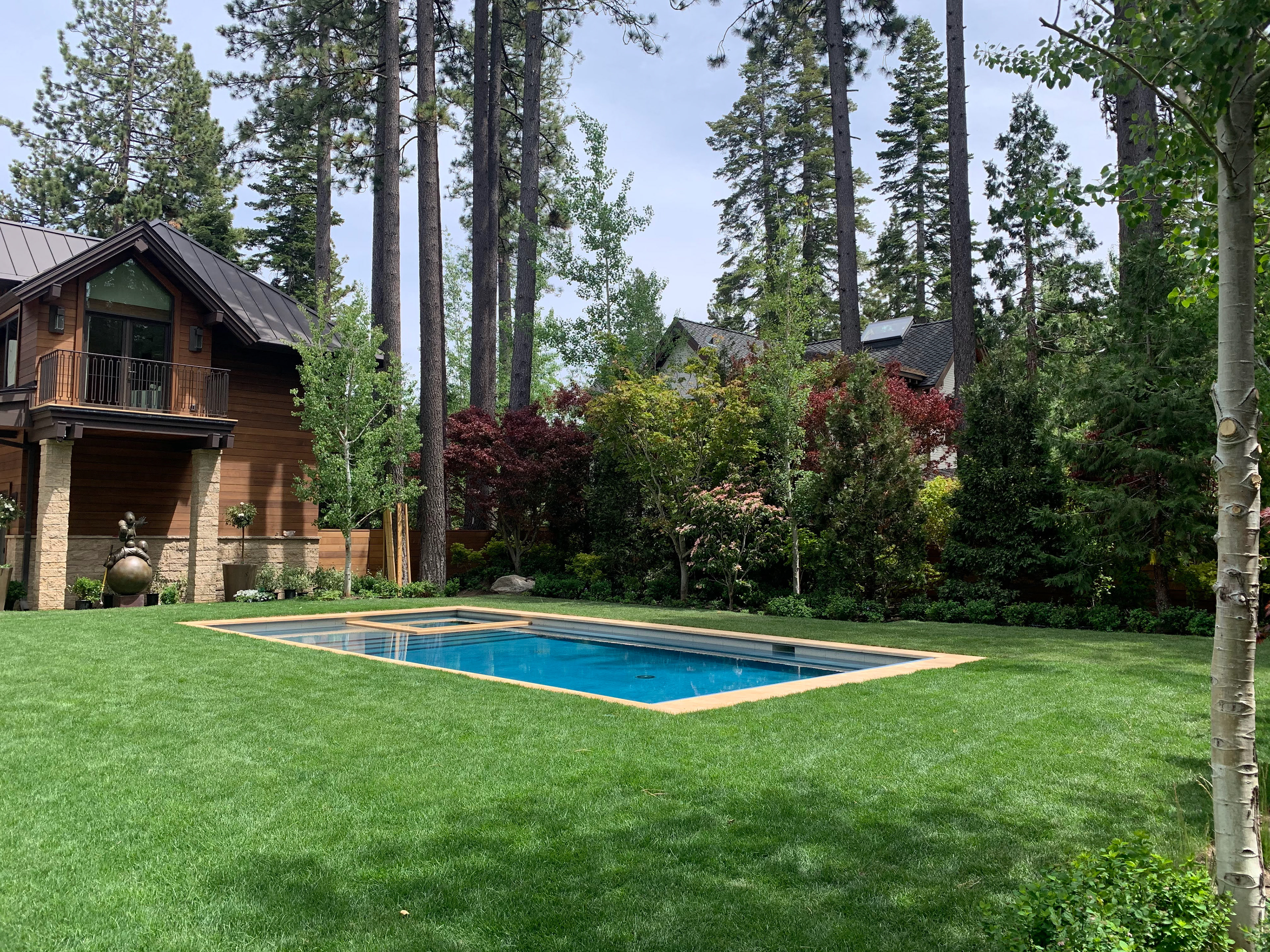 Tahoe project after landscape install