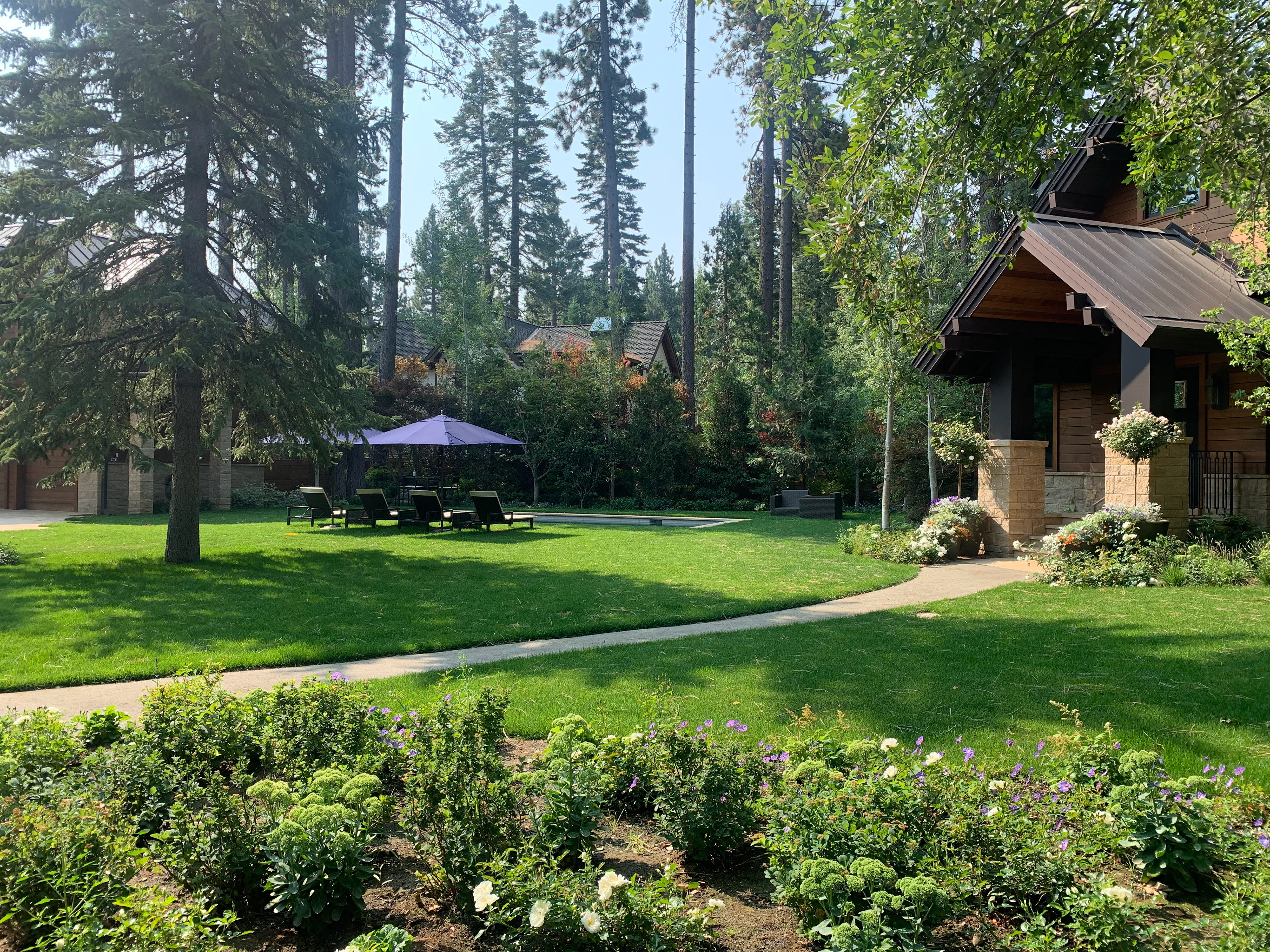 Tahoe project after landscape install