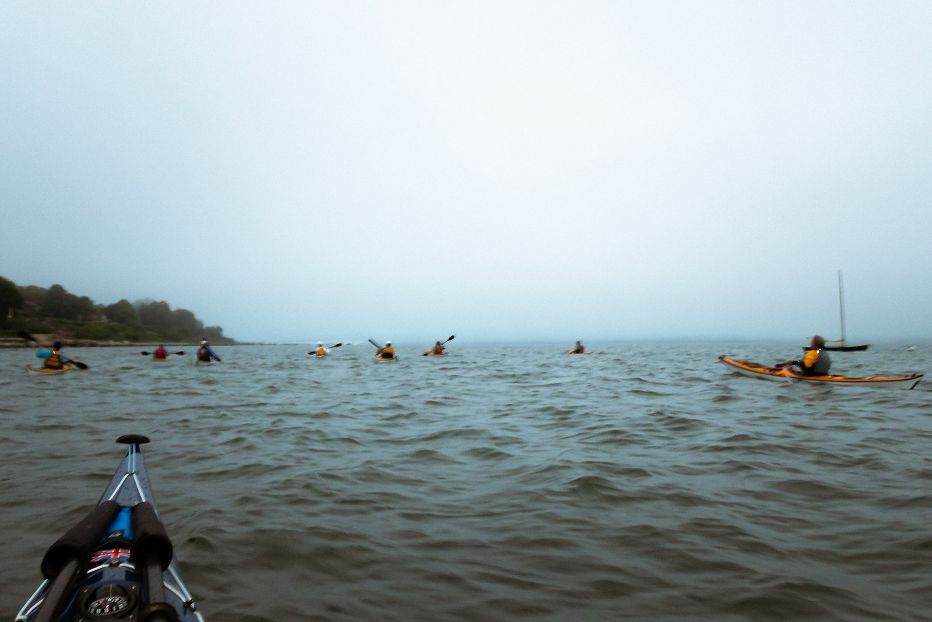 Overcast heading out ...