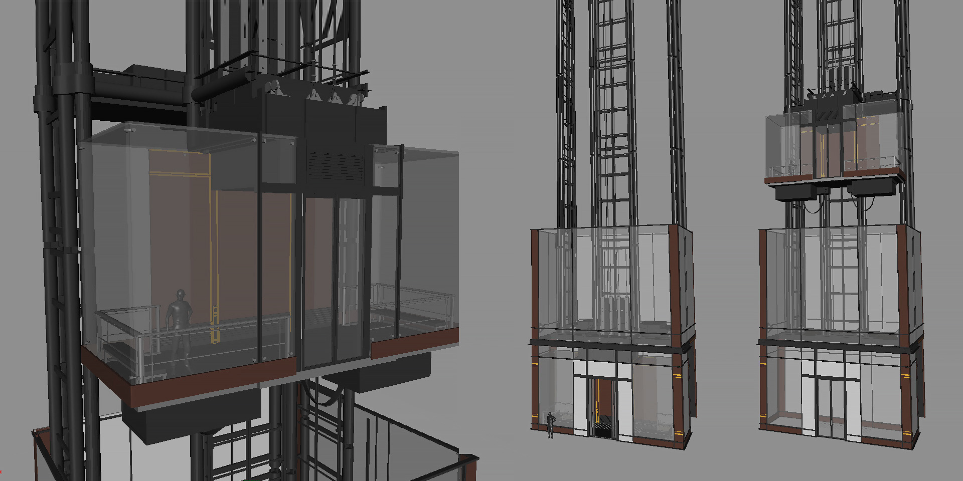 Lobby Elevator Proxy - 3D Concept Design