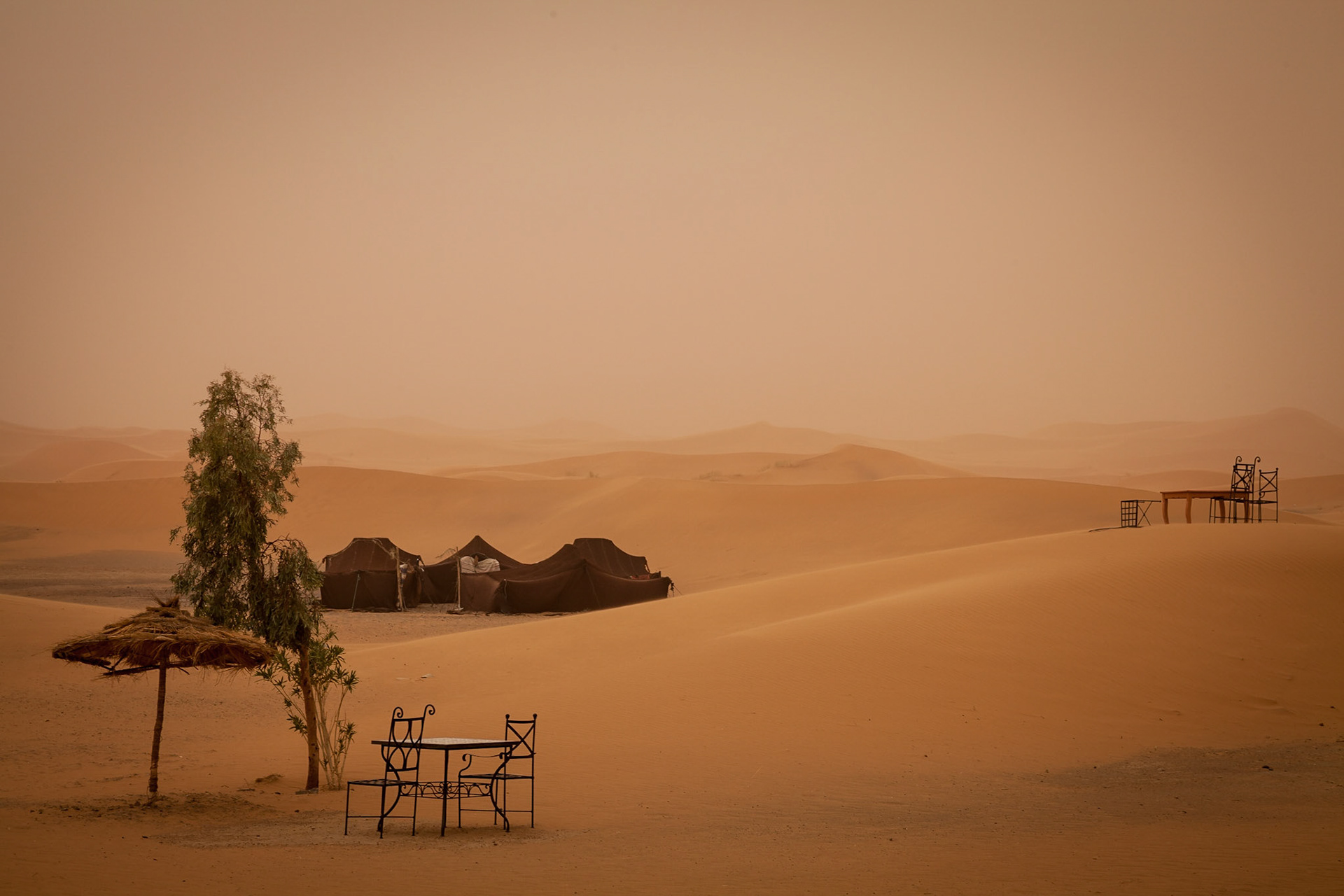 Sandstorm in the Sahara