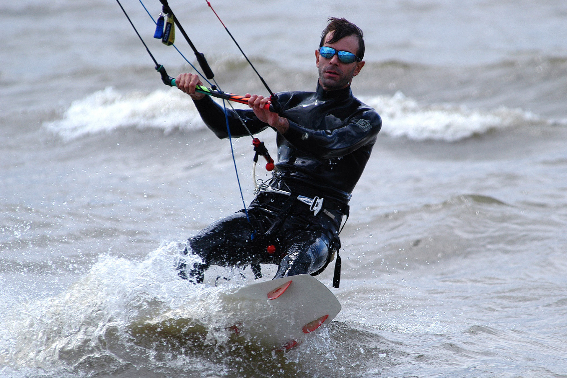 Kitesurfing - Terrapin State Park, Stevensville, MD