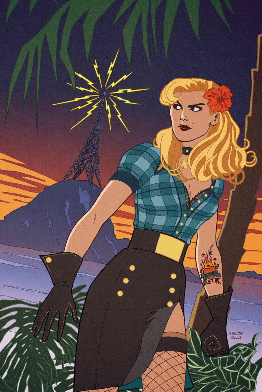 Bombshells United 13, DC Comics. Colors by Kelly Fitzpatrick.