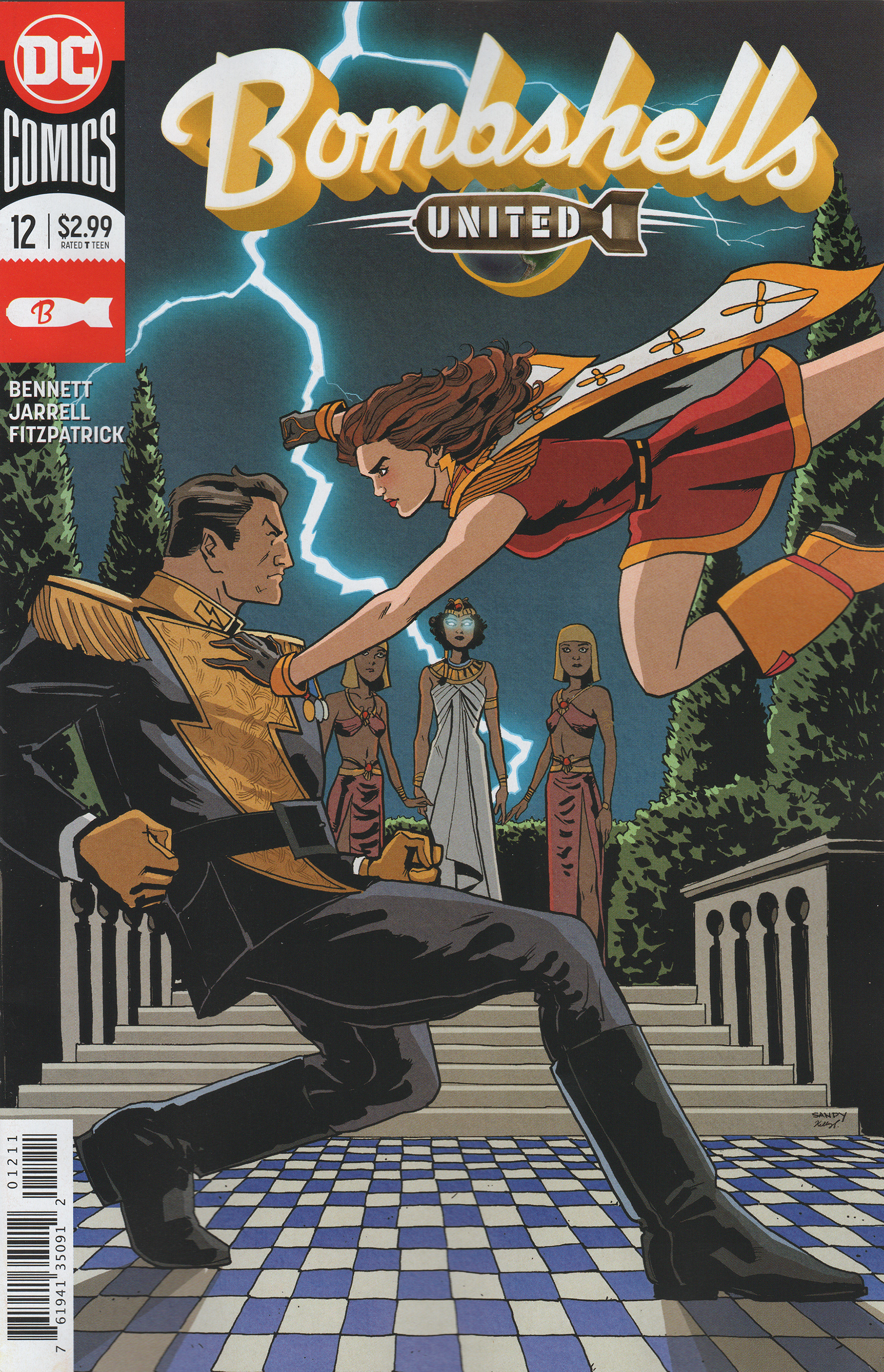 Bombshells United 12, DC Comics. Colors by Kelly Fitzpatrick.