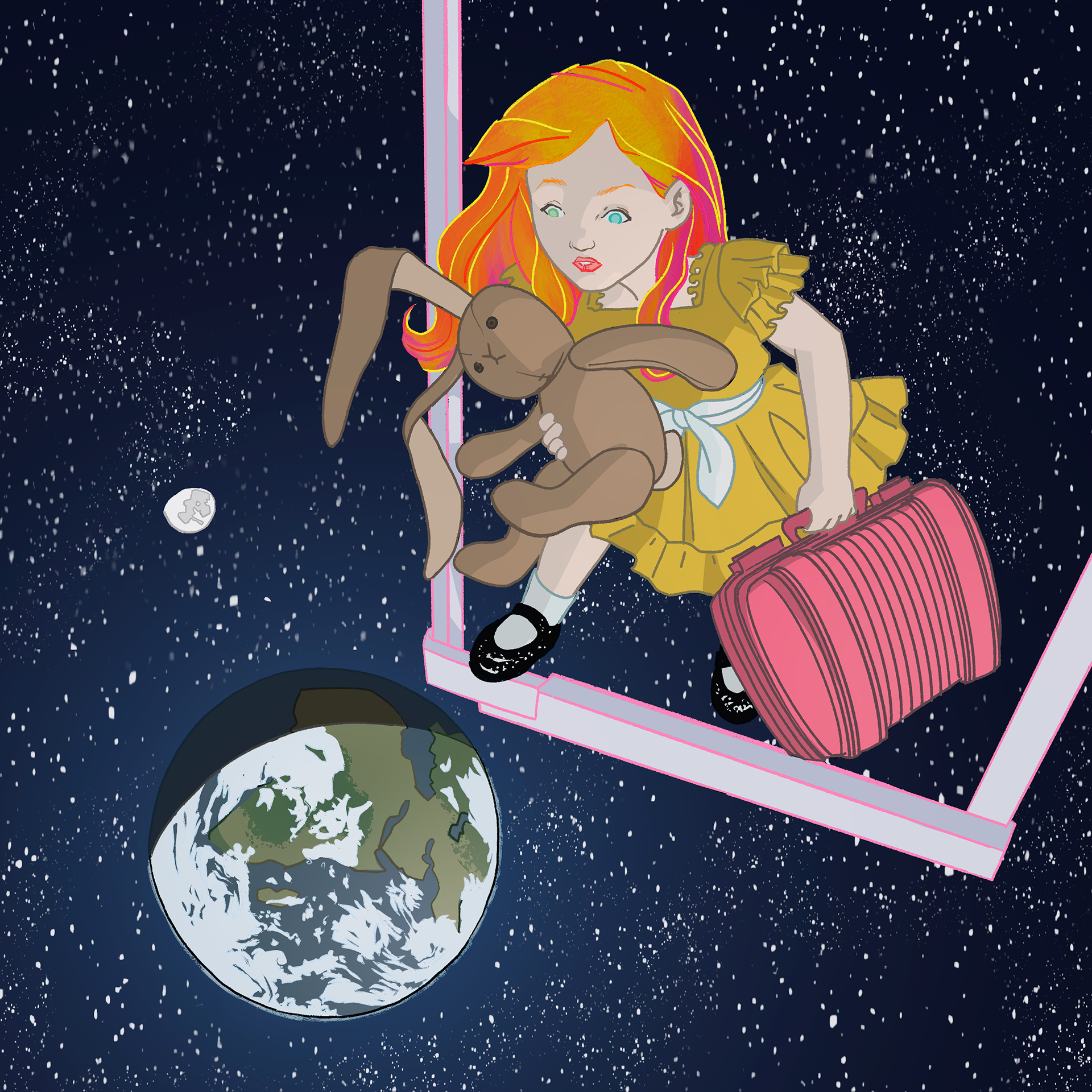 Drawn from the Dreaming illustration. Clients: Audible and DC Entertainment