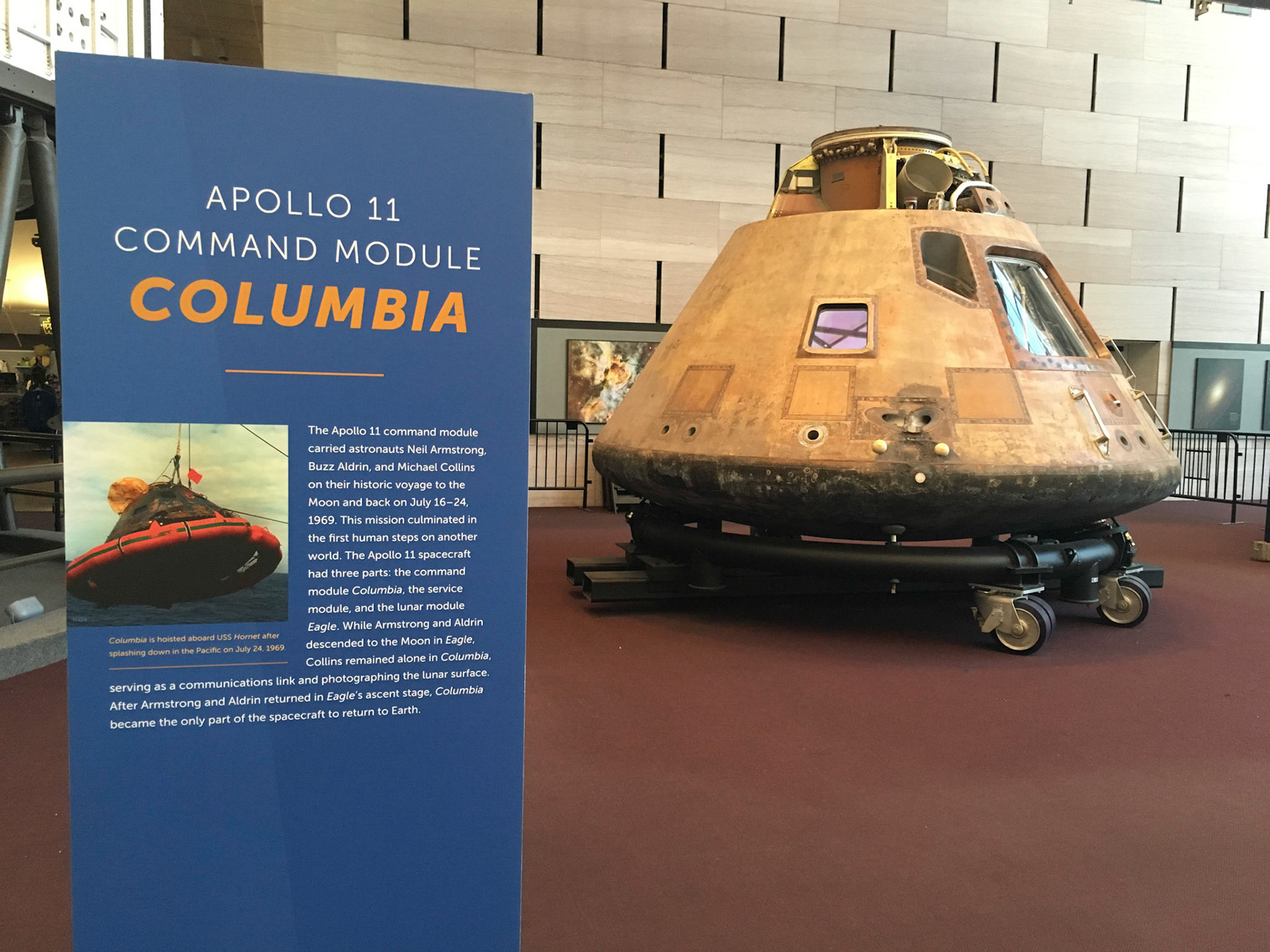 Aplollo 11 Command Module Columbia