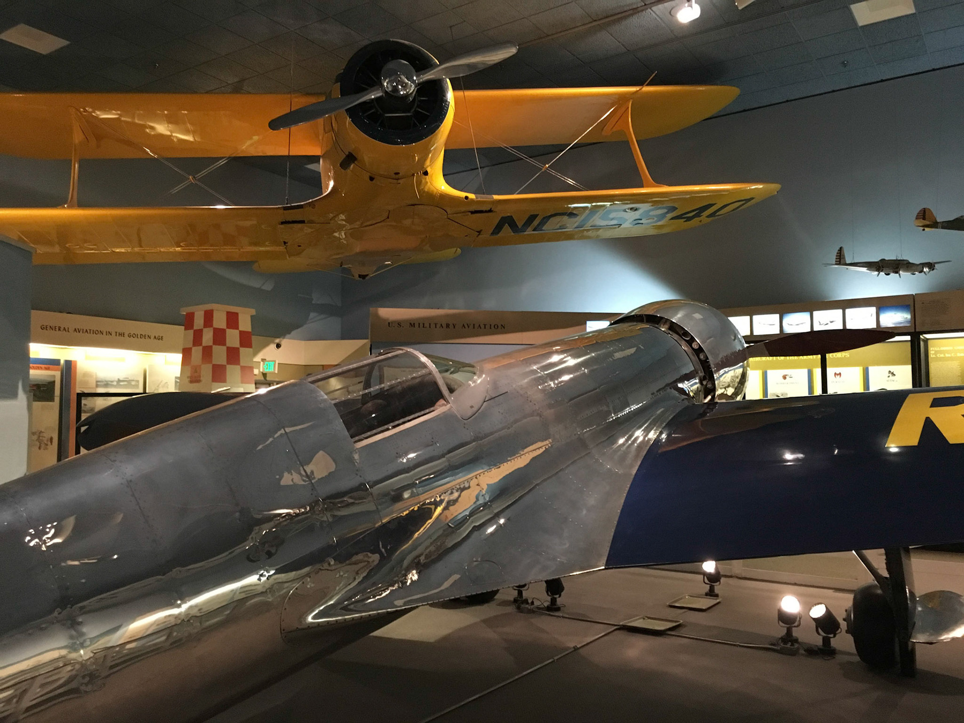 Hughes H-1 Racer and Beech Model 17 Staggerwing