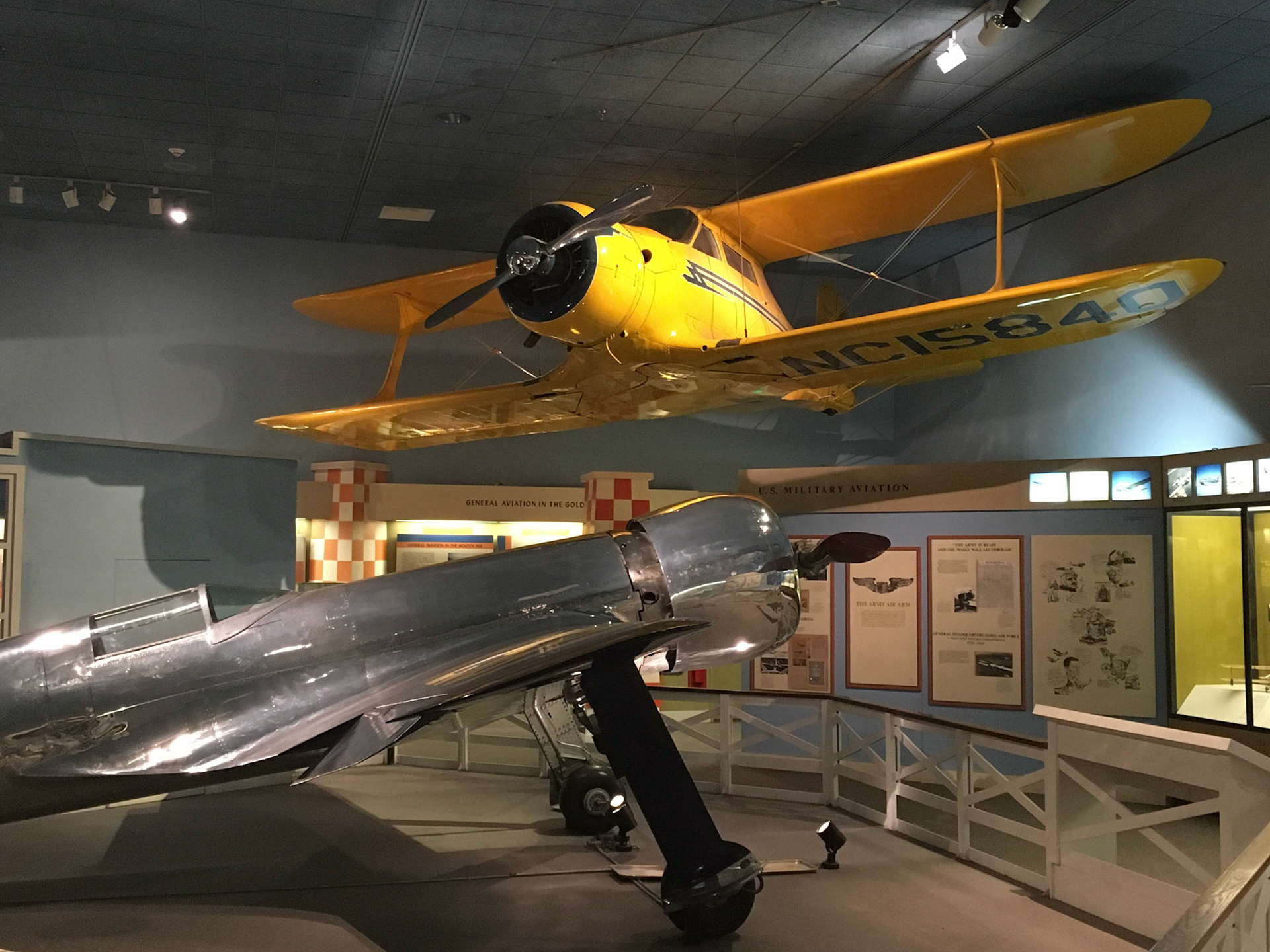 Hughes H-1 racer and Beech Model 17 Staggerwing