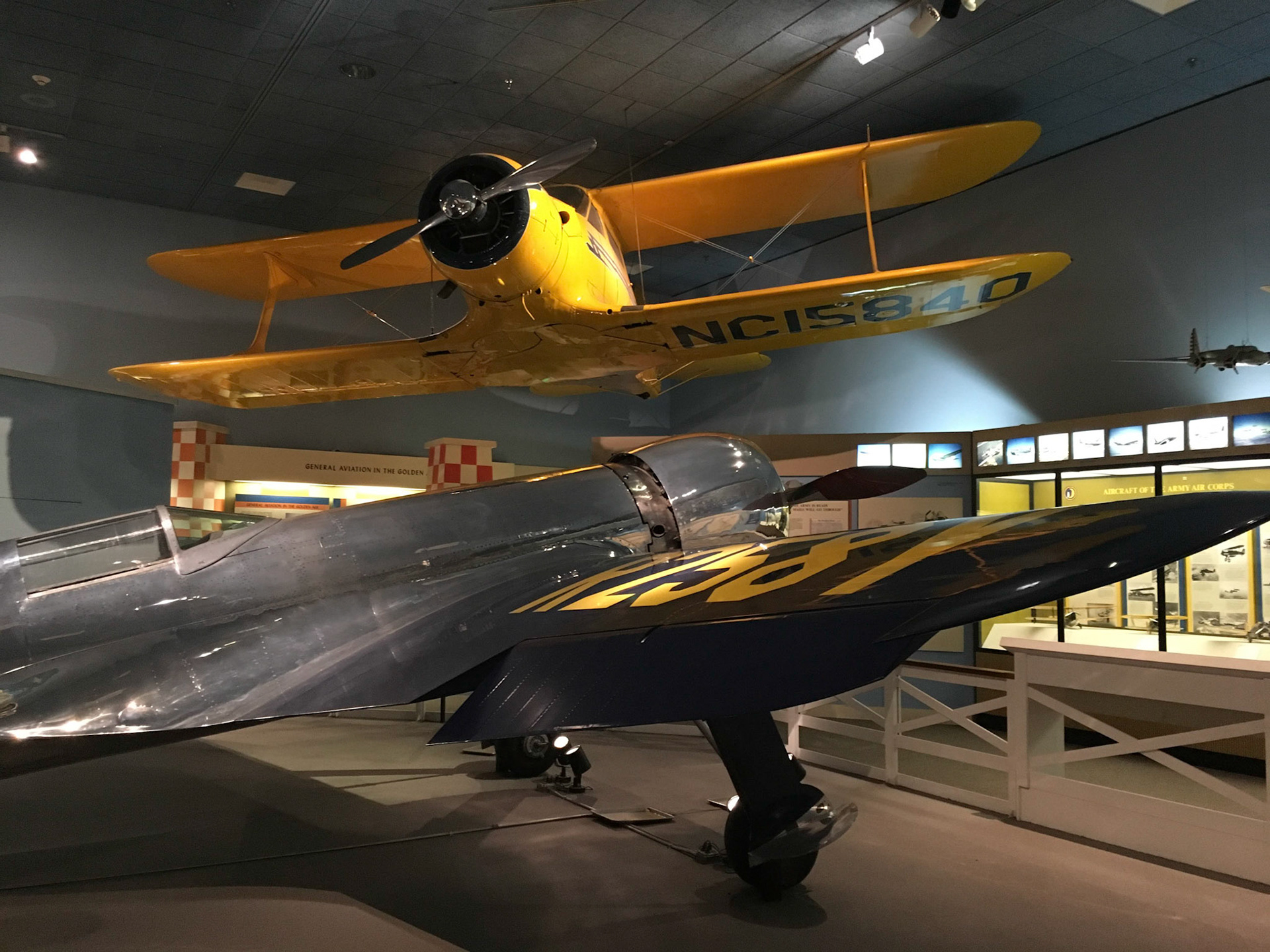 Hughes H-1 Racer and Beech Model 17 Staggerwing