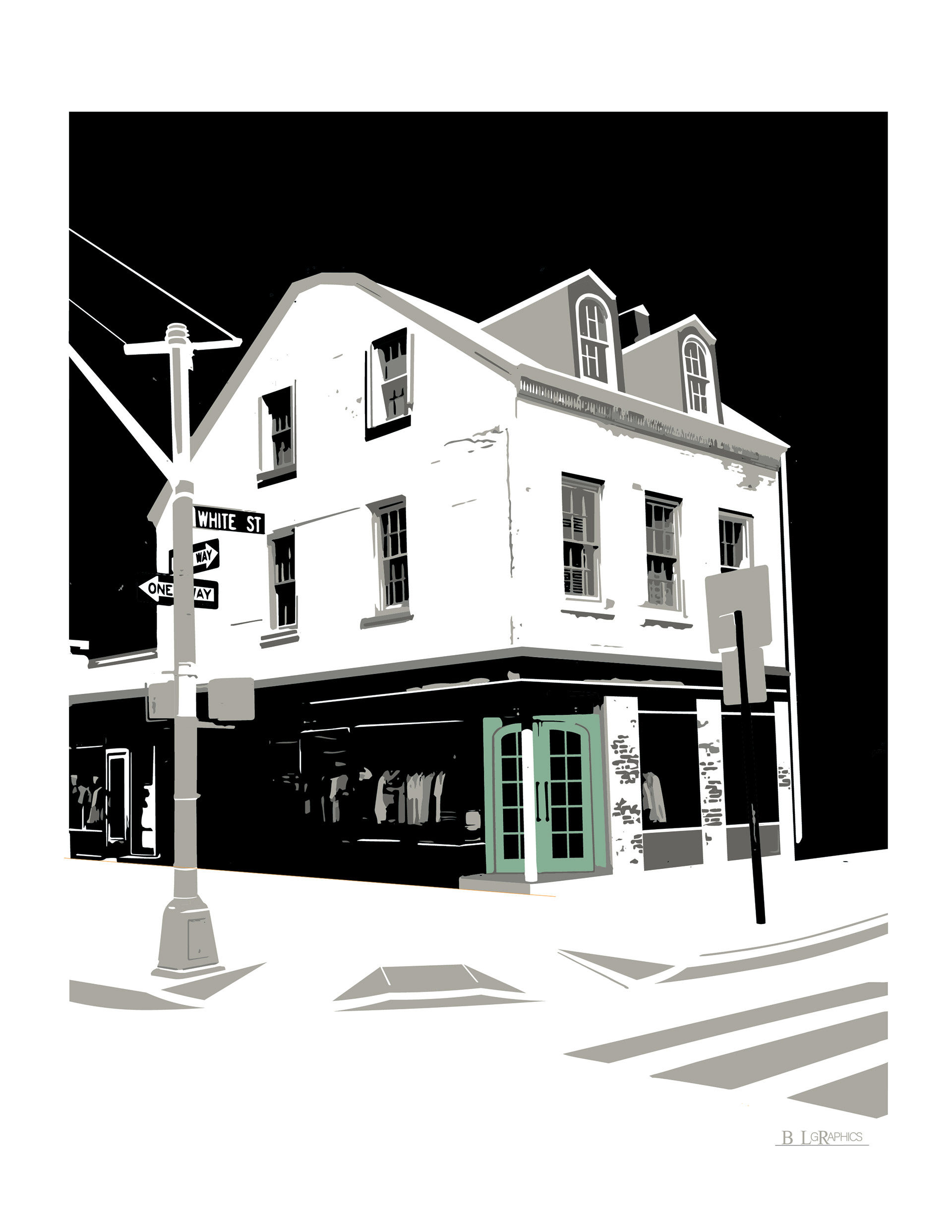 White St. & W. Broadway