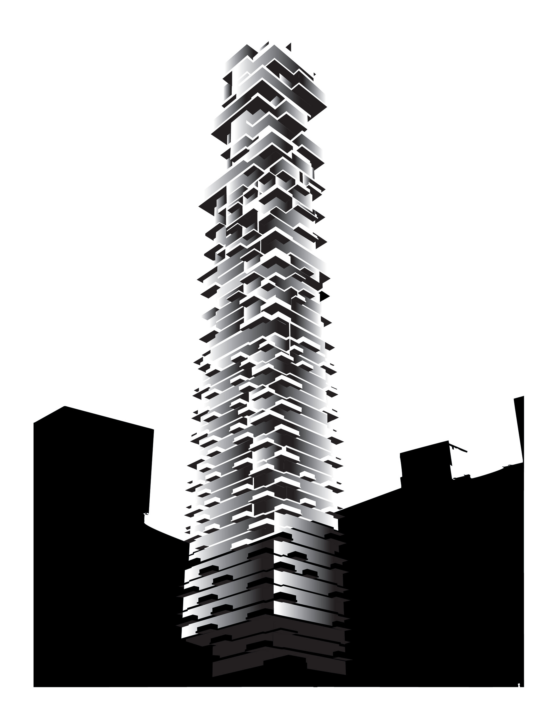 "Jenga" Building