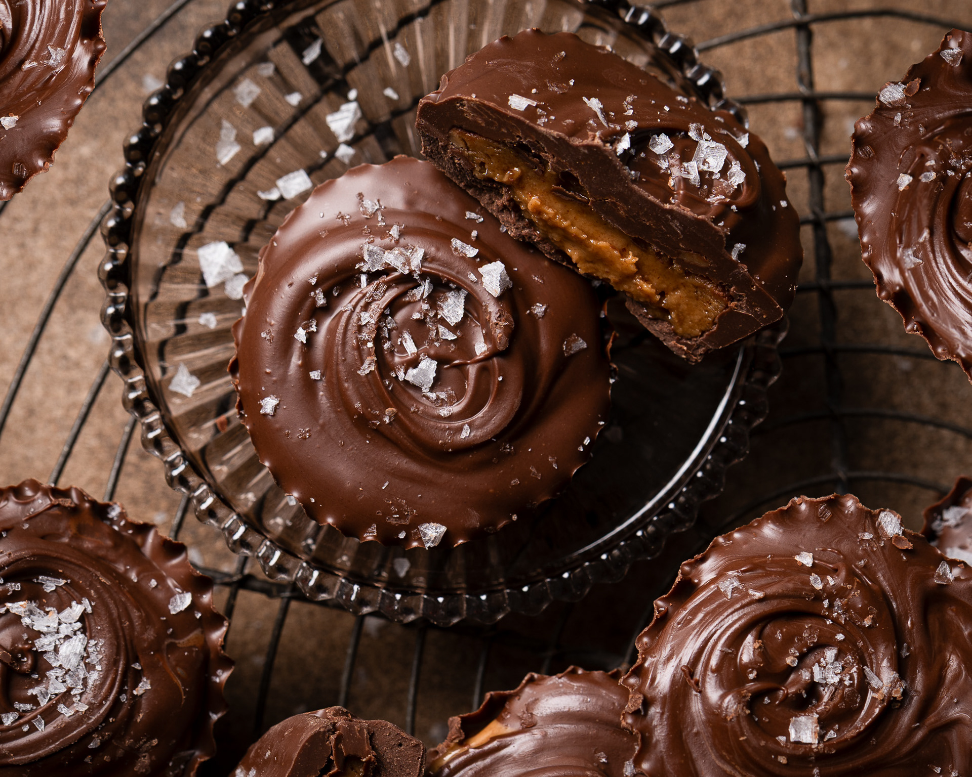 Mandelbutter Cups mit Vego Melts