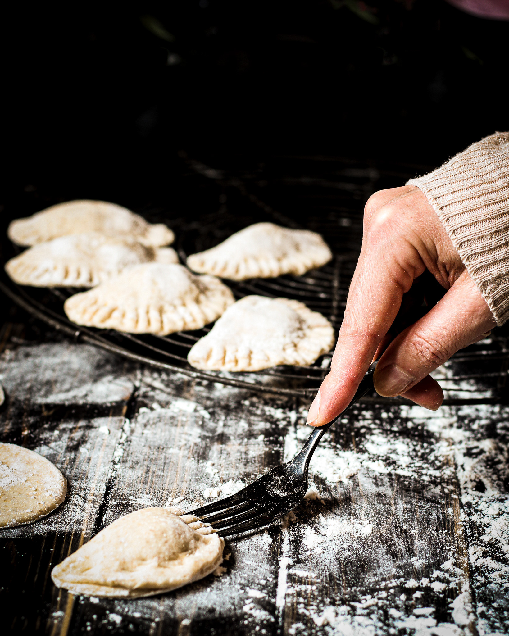 Process Shot Ravioli 2/ Nina Bolders Food Photography