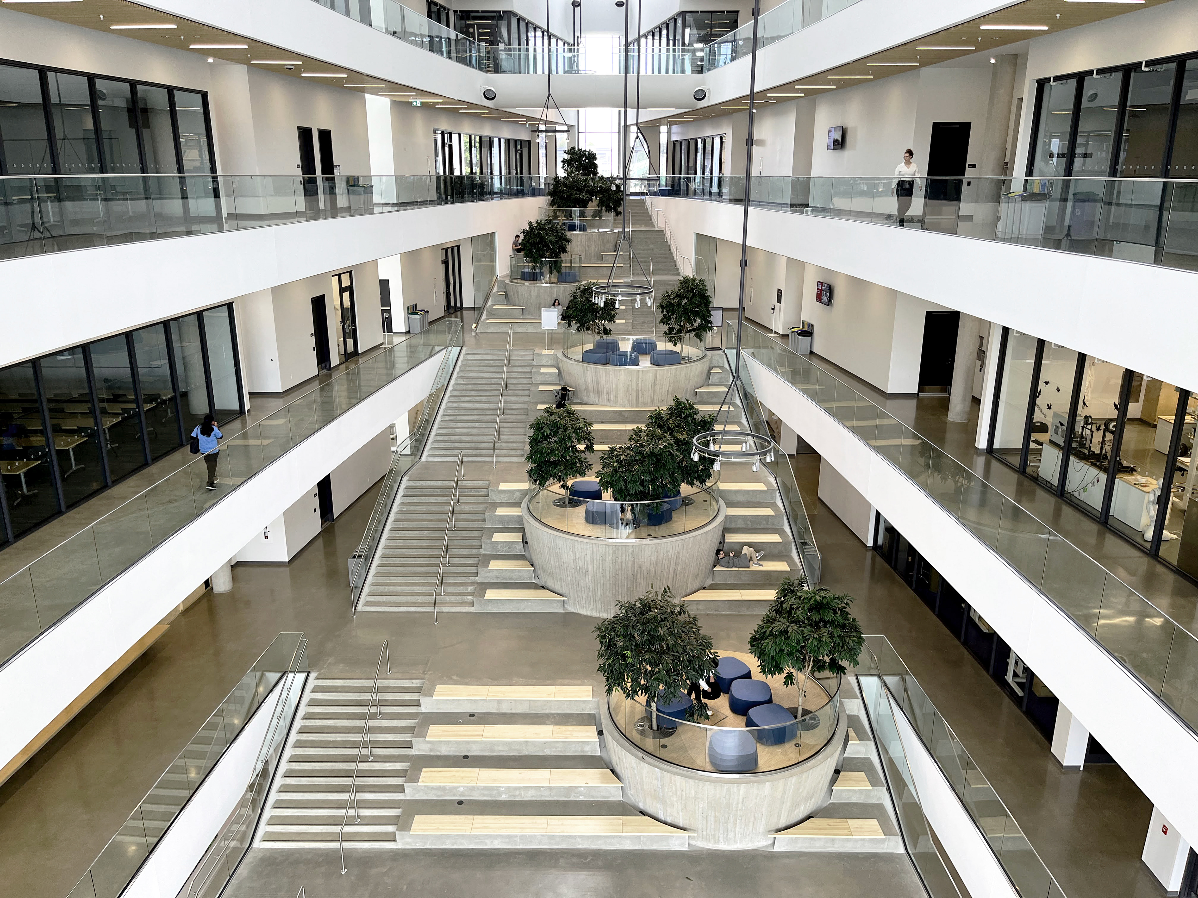 Aerial View of Atrium, SFU SE3P