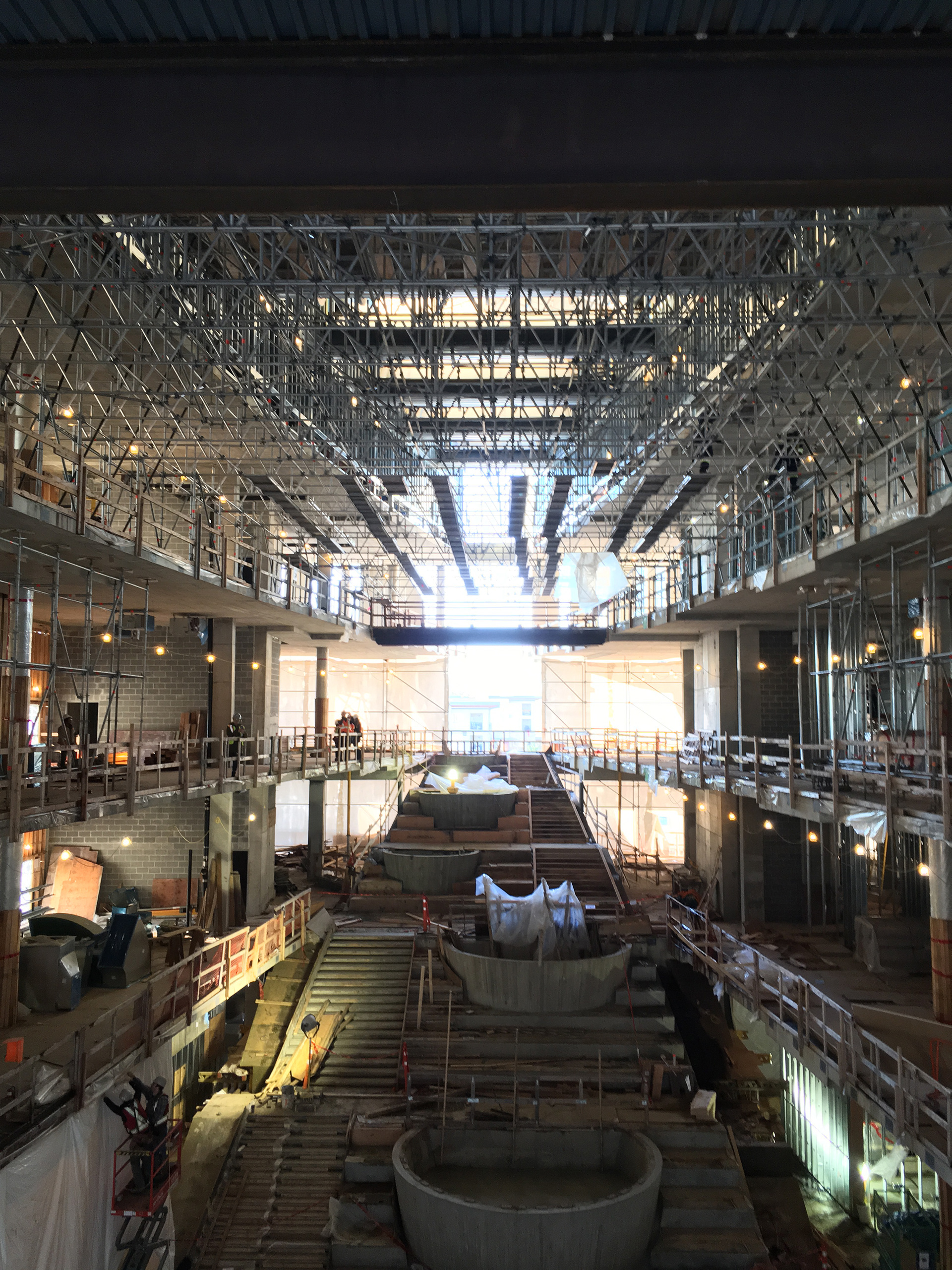 Atrium Under Construction, SFU SE3P