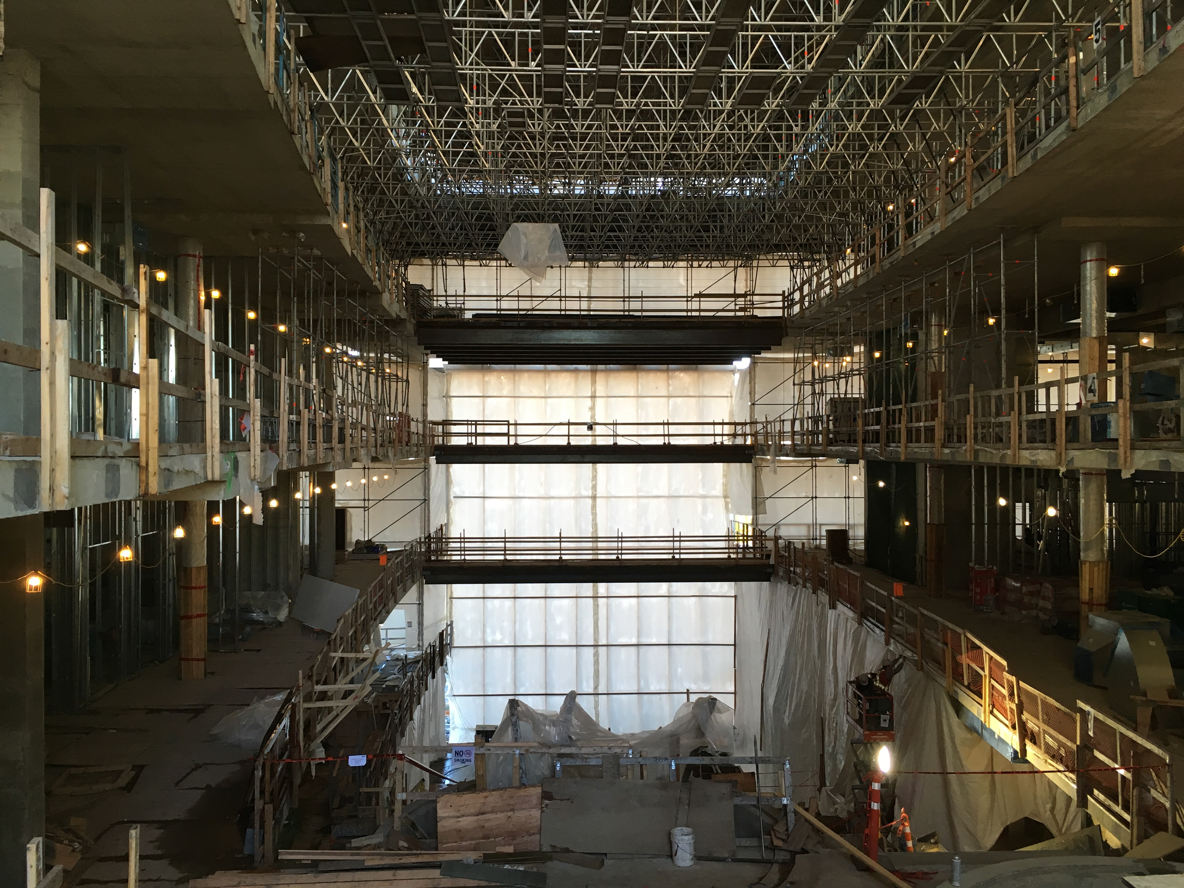 Atrium Under Construction, SFU SE3P