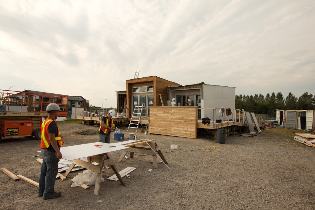 Borealis Being Assembled on Location in Orange County, Califorina