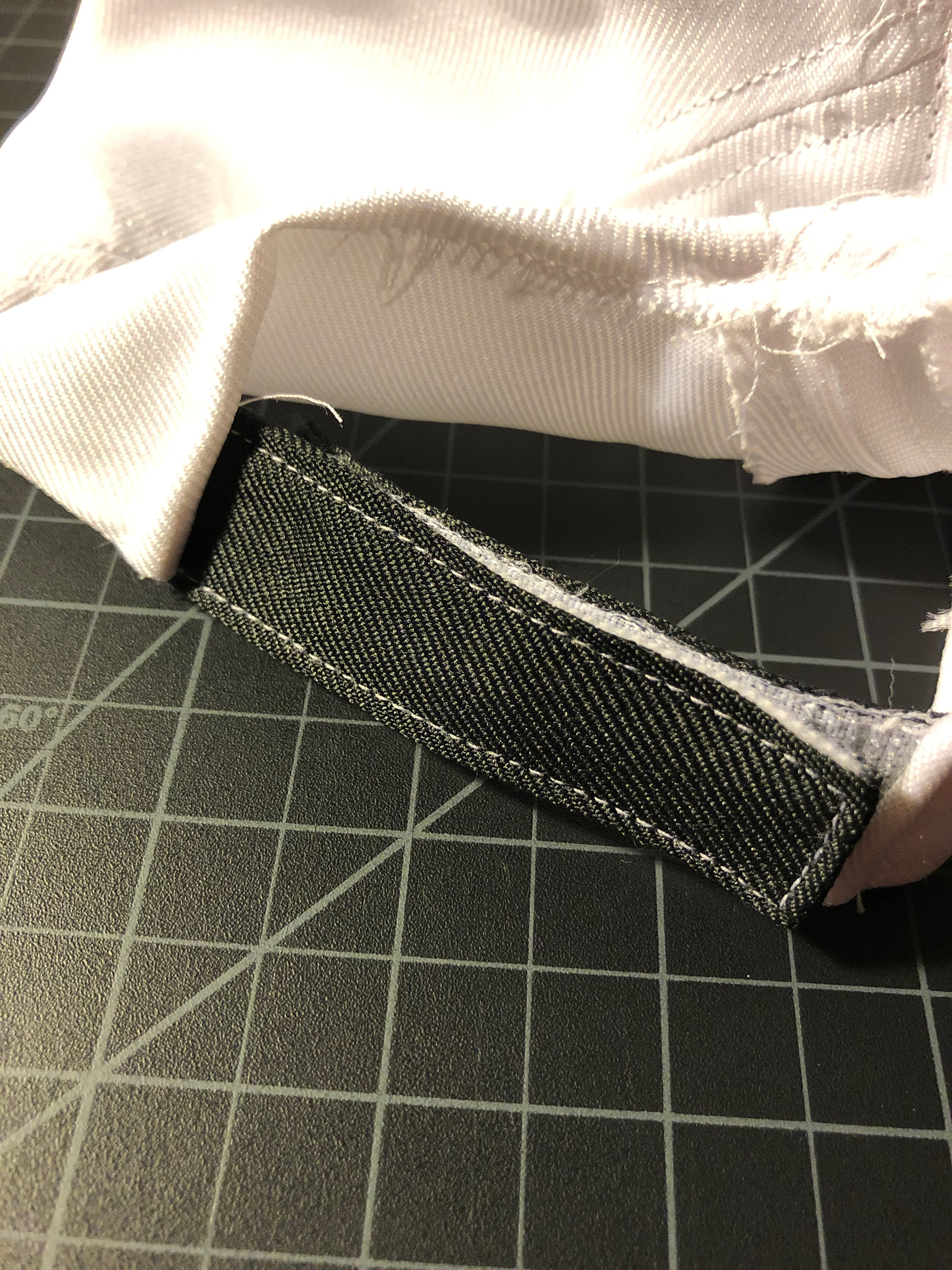 Stitched velcro